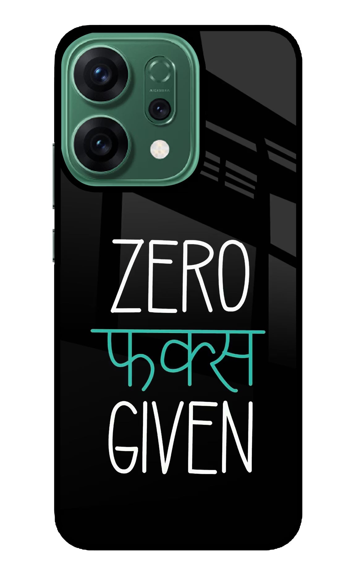 Zero Fucks Given Oppo Reno14 5G Glass Case - Zero Fucks Given Oppo Reno14 5G Glass Case Zero Fucks Given Oppo Reno14 5G Glass Case