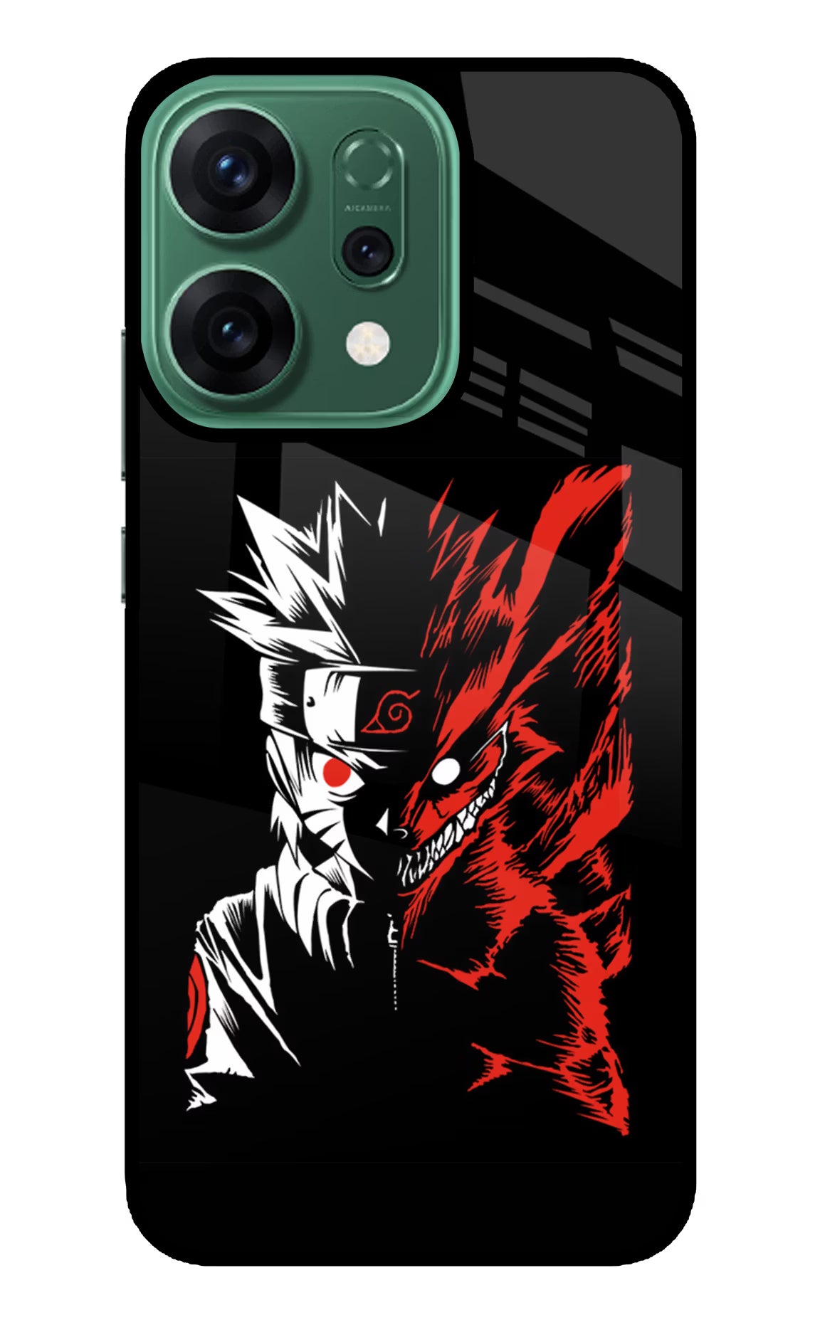 Naruto Two Face Oppo Reno14 5G Back Cover - Naruto Two Face Oppo Reno14 5G Glass Case Back Cover by Casekaro Naruto Two Face Oppo Reno14 5G Glass Case Back Cover by Casekaro