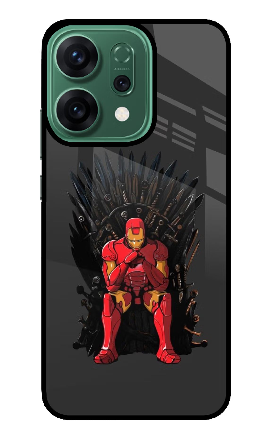 Ironman Throne Oppo Reno14 5G Glass Case - Ironman Throne Oppo Reno14 5G Glass Case Ironman Throne Oppo Reno14 5G Glass Case