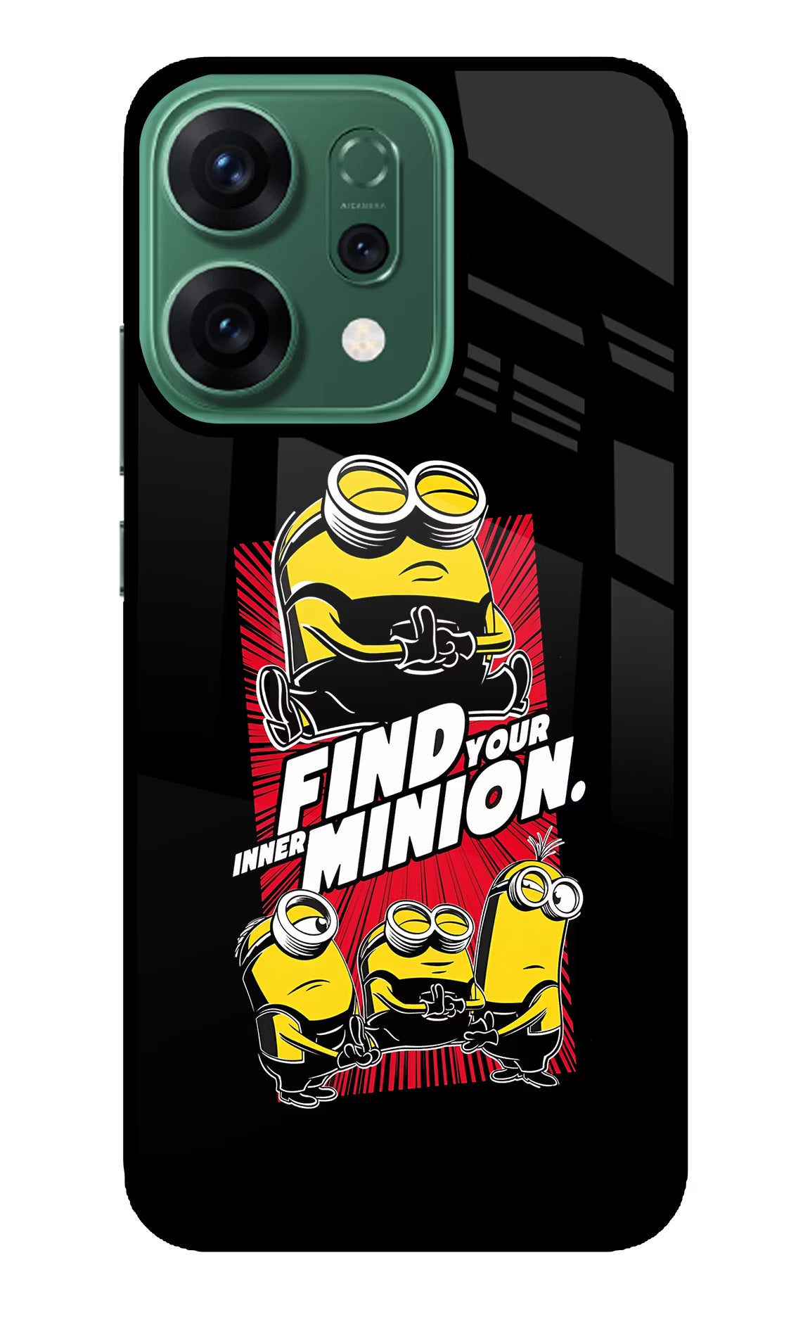 Find your inner Minion Oppo Reno14 5G Glass Case - Find your inner Minion Oppo Reno14 5G Glass Case Find your inner Minion Oppo Reno14 5G Glass Case