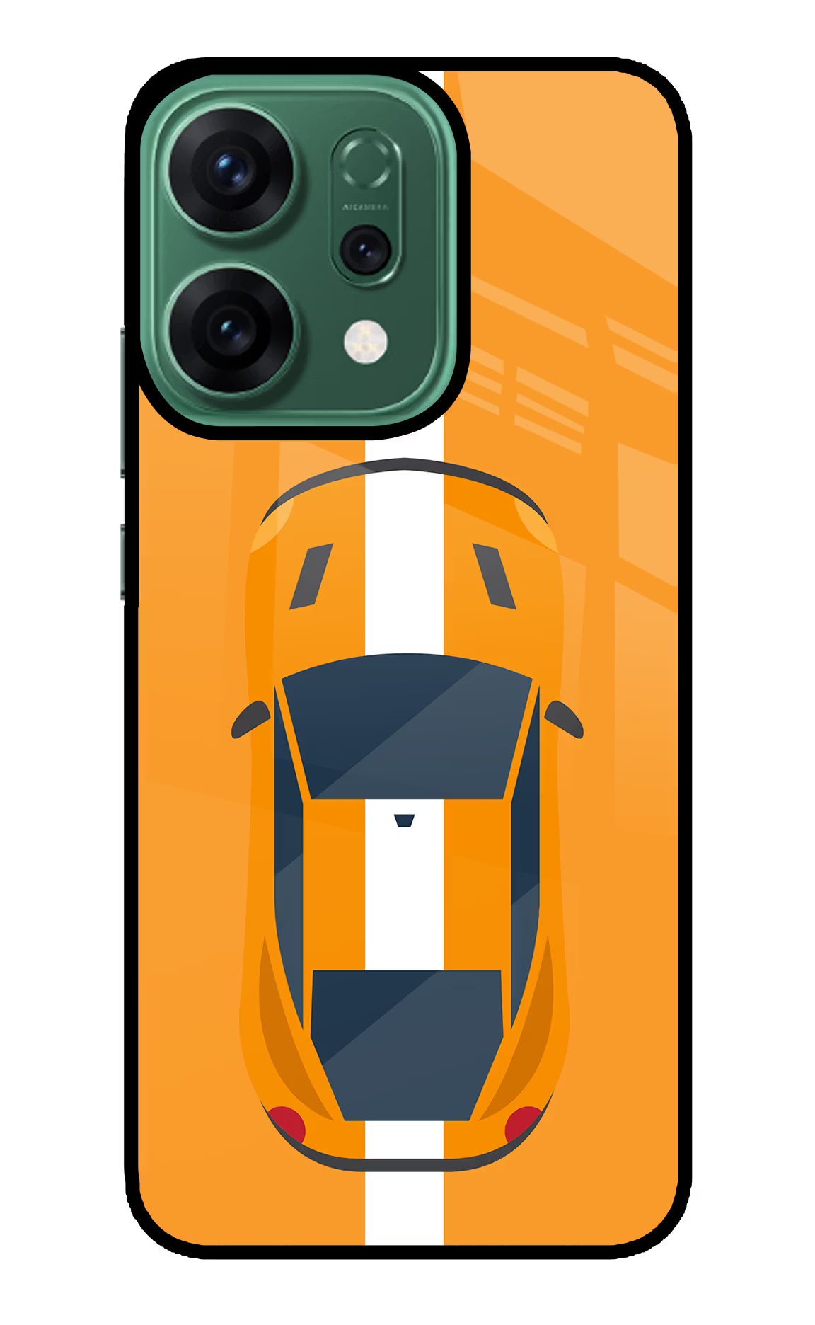 Highway Pursuit Oppo Reno14 5G Back Cover - Highway Pursuit Oppo Reno14 5G Glass Case Back Cover by Casekaro Highway Pursuit Oppo Reno14 5G Glass Case Back Cover by Casekaro