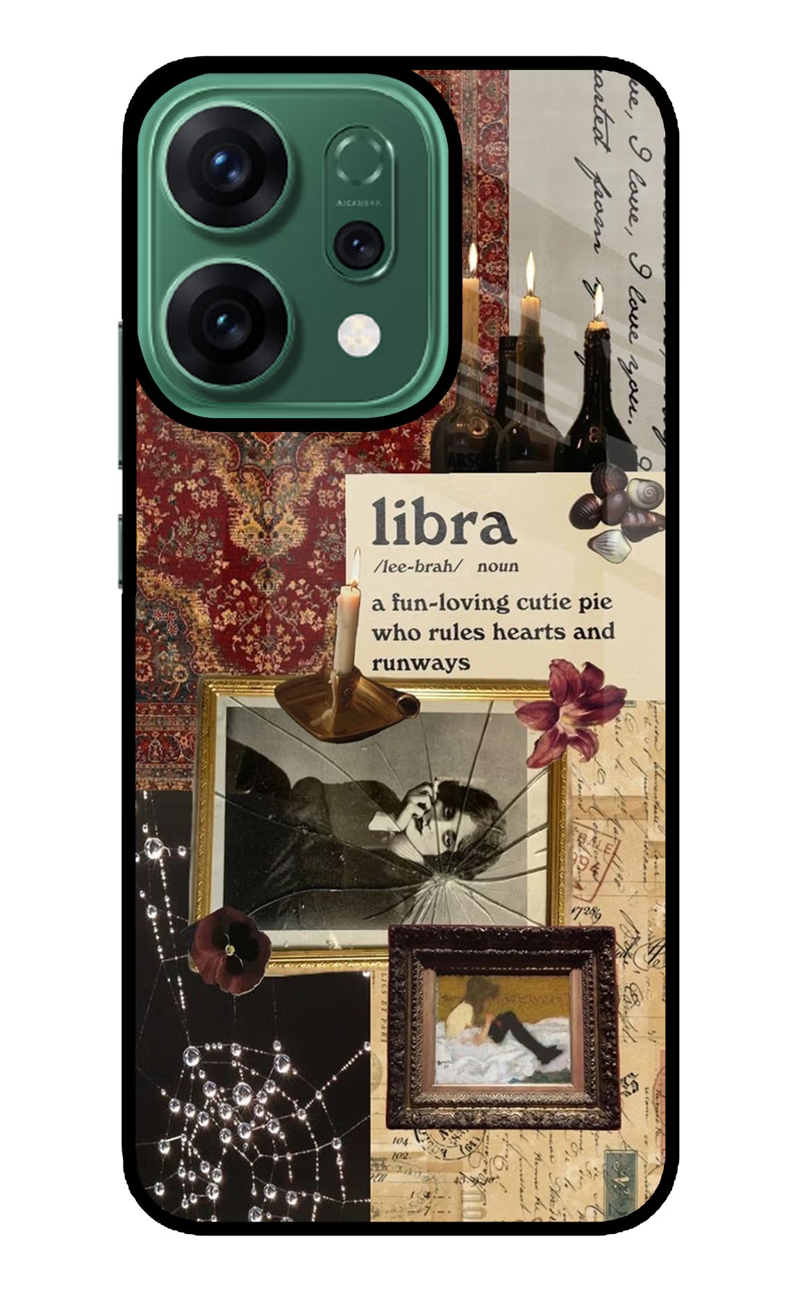 Libra Zodiac Oppo Reno14 5G Back Cover - Libra Zodiac Oppo Reno14 5G Glass Case Back Cover by Casekaro Libra Zodiac Oppo Reno14 5G Glass Case Back Cover by Casekaro