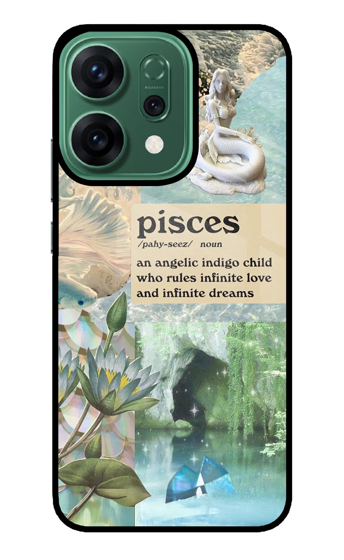 Pisces Zodiac Oppo Reno14 5G Back Cover - Pisces Zodiac Oppo Reno14 5G Glass Case Back Cover by Casekaro Pisces Zodiac Oppo Reno14 5G Glass Case Back Cover by Casekaro