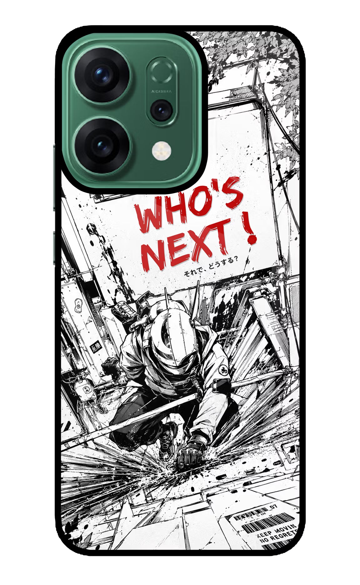 Who's Next Oppo Reno14 5G Back Cover - Who's Next Oppo Reno14 5G Glass Case Back Cover by Casekaro Who's Next Oppo Reno14 5G Glass Case Back Cover by Casekaro