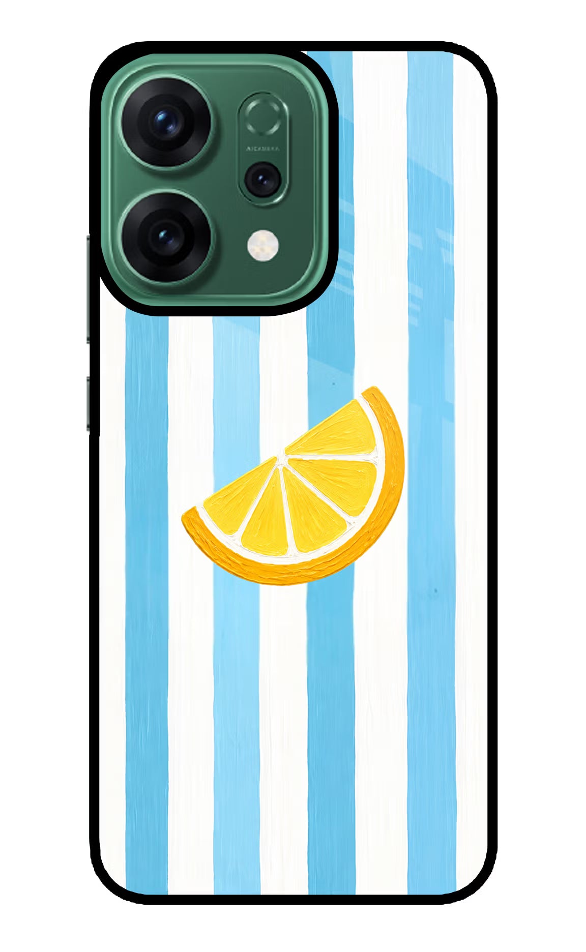 Summer Lemon Oppo Reno14 5G Back Cover - Summer Lemon Oppo Reno14 5G Glass Case Back Cover by Casekaro Summer Lemon Oppo Reno14 5G Glass Case Back Cover by Casekaro