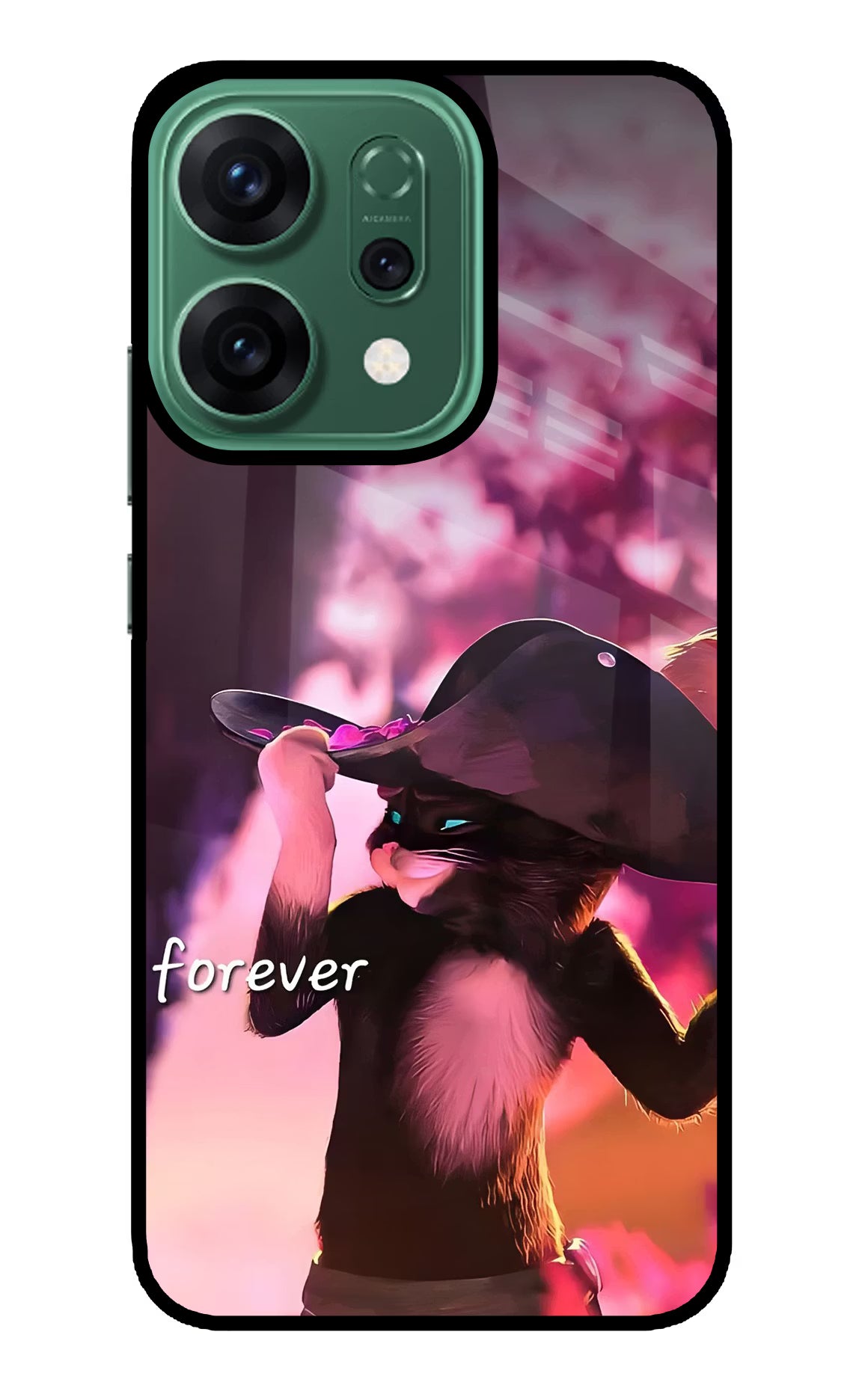Forever Cat Oppo Reno14 5G Glass Case - Forever Cat Oppo Reno14 5G Glass Case Forever Cat Oppo Reno14 5G Glass Case