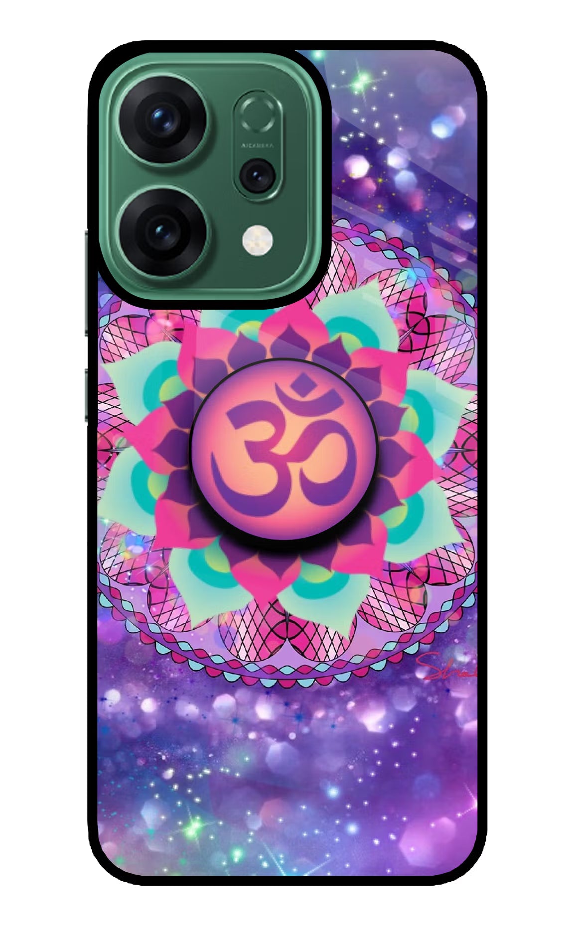 Om Purple Oppo Reno14 5G Pop Case - Om Purple Oppo Reno14 5G Pop Case by Casekaro Om Purple Oppo Reno14 5G Pop Case by Casekaro