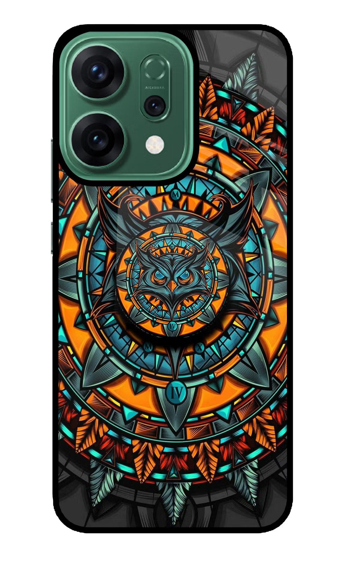 Angry Owl Oppo Reno14 5G Pop Case - Angry Owl Oppo Reno14 5G Pop Case by Casekaro Angry Owl Oppo Reno14 5G Pop Case by Casekaro