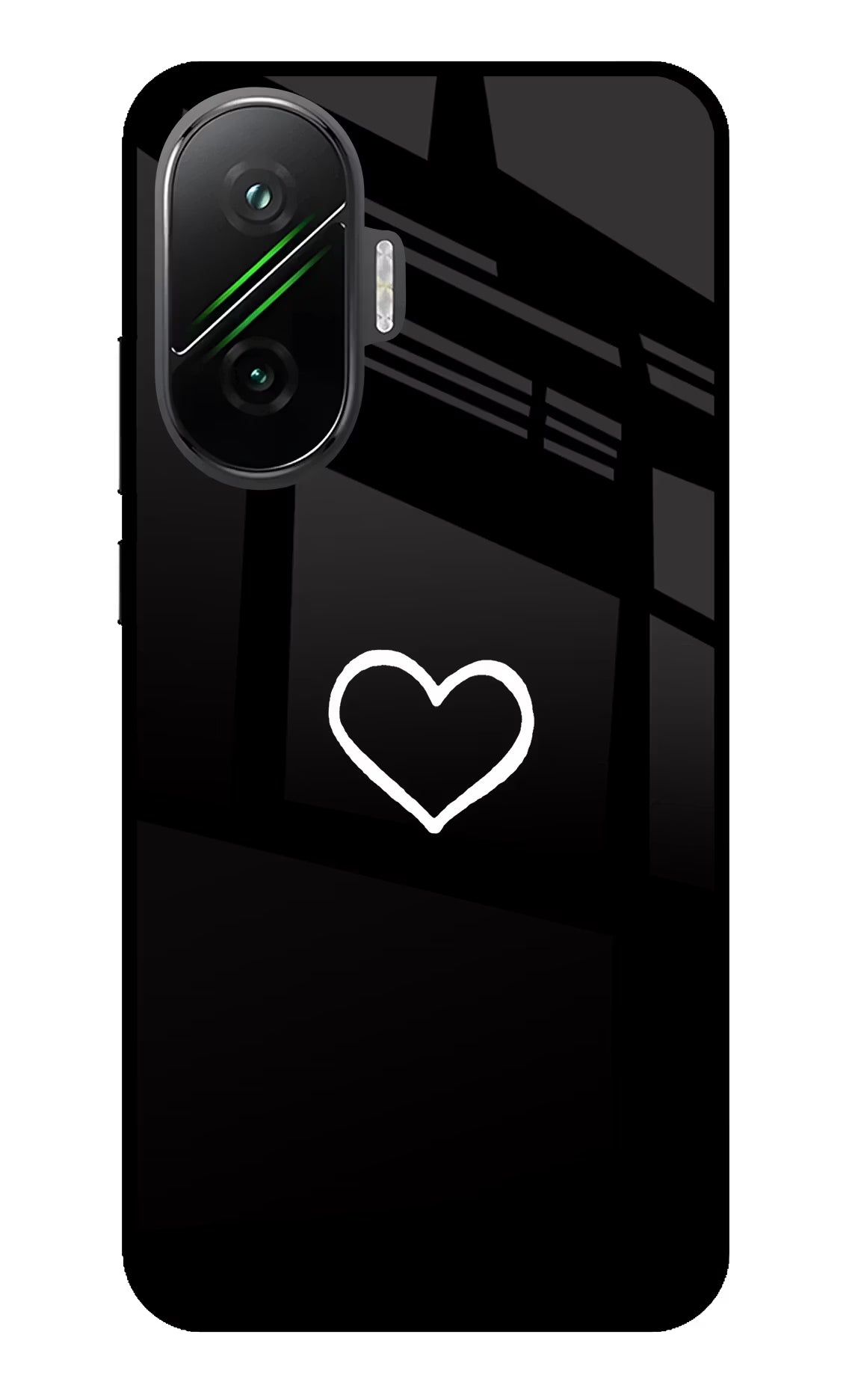 Heart Poco F7 5G Glass Case - Heart Poco F7 5G Glass Case Heart Poco F7 5G Glass Case