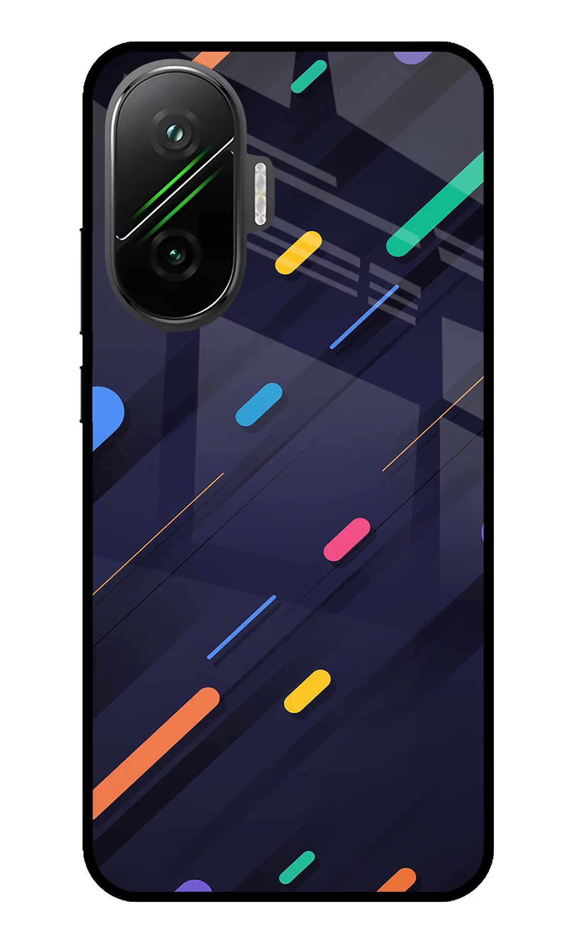 Abstract Design Poco F7 5G Back Cover - Abstract Design Poco F7 5G Glass Case Back Cover by Casekaro Abstract Design Poco F7 5G Glass Case Back Cover by Casekaro