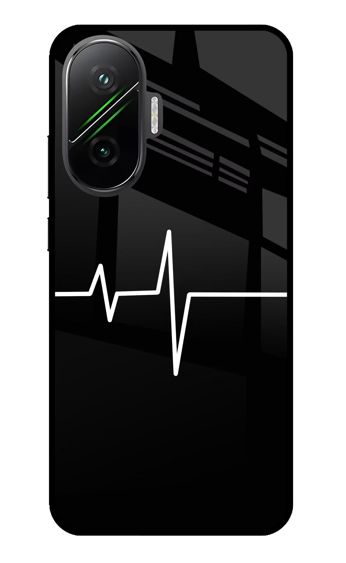 Heart Beats Poco F7 5G Back Cover - Heart Beats Poco F7 5G Glass Case Back Cover by Casekaro Heart Beats Poco F7 5G Glass Case Back Cover by Casekaro