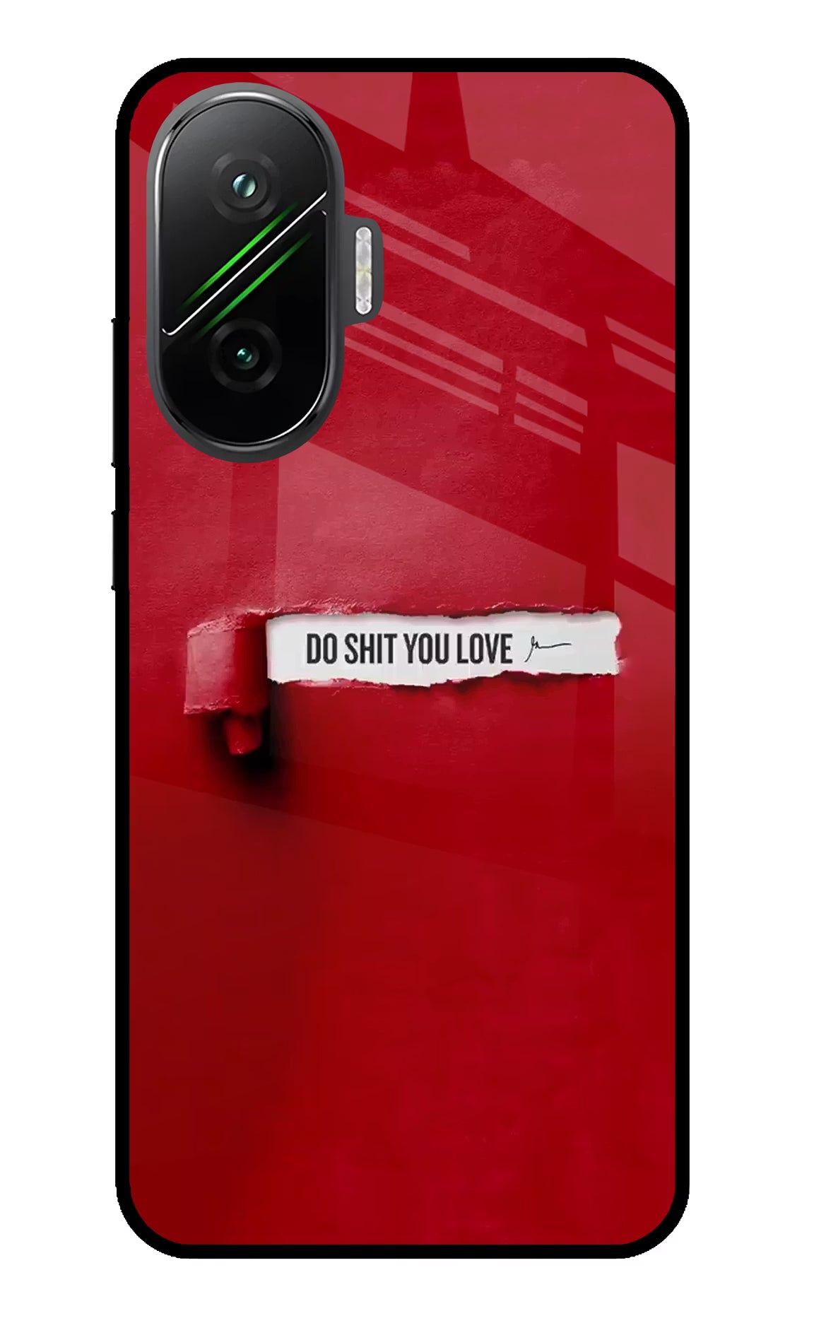 Do Shit You Love Poco F7 5G Glass Case - Do Shit You Love Poco F7 5G Glass Case Do Shit You Love Poco F7 5G Glass Case