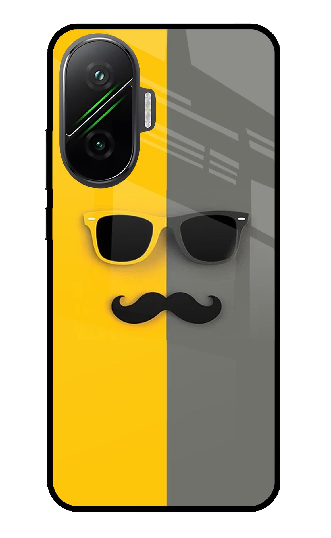 Sunglasses with Mustache Poco F7 5G Glass Case - Sunglasses with Mustache Poco F7 5G Glass Case Sunglasses with Mustache Poco F7 5G Glass Case