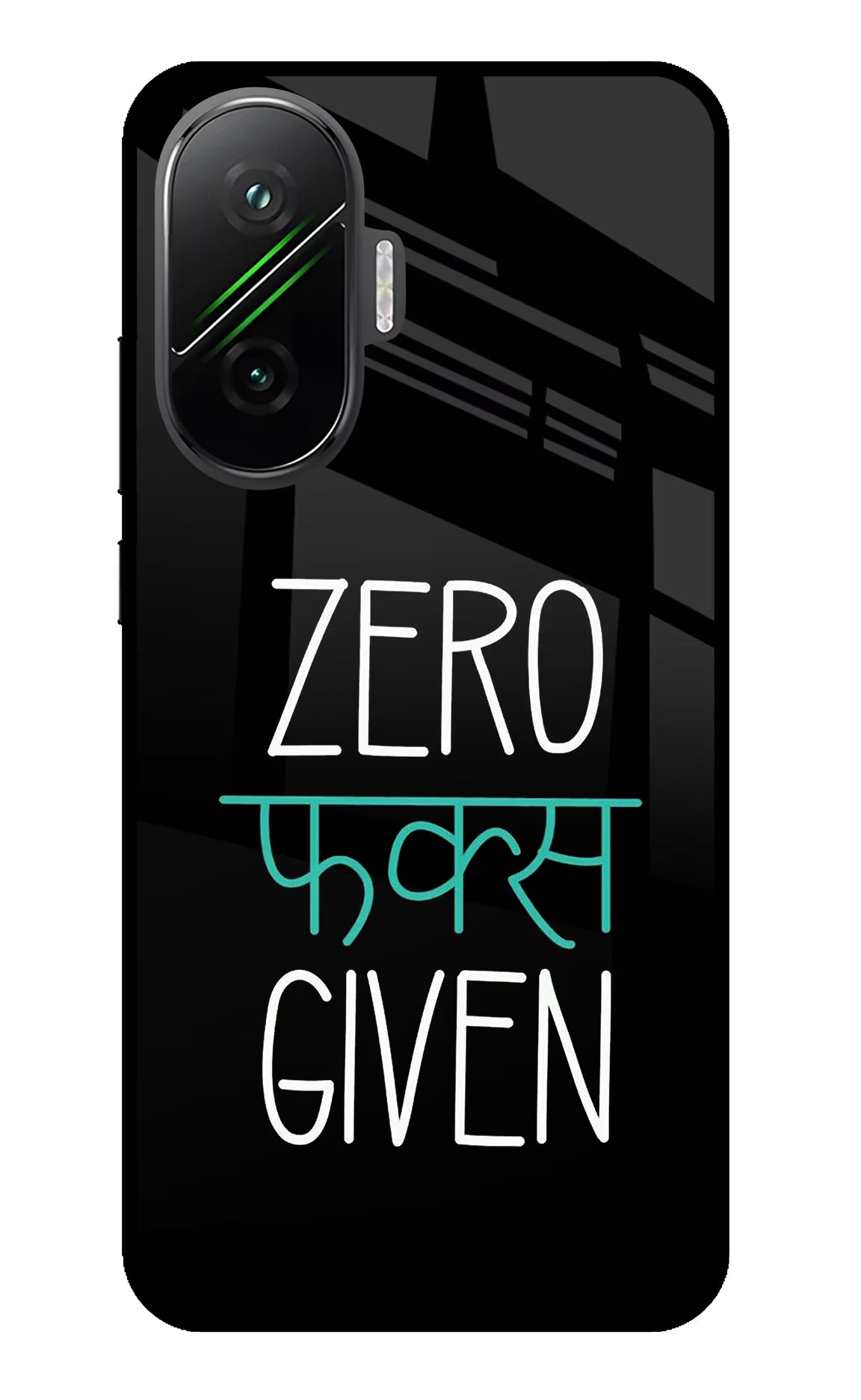 Zero Fucks Given Poco F7 5G Glass Case - Zero Fucks Given Poco F7 5G Glass Case Zero Fucks Given Poco F7 5G Glass Case