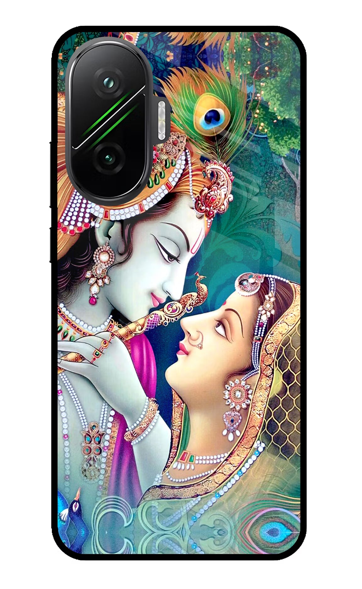 Lord Radha Krishna Poco F7 5G Glass Case - Lord Radha Krishna Poco F7 5G Glass Case Lord Radha Krishna Poco F7 5G Glass Case