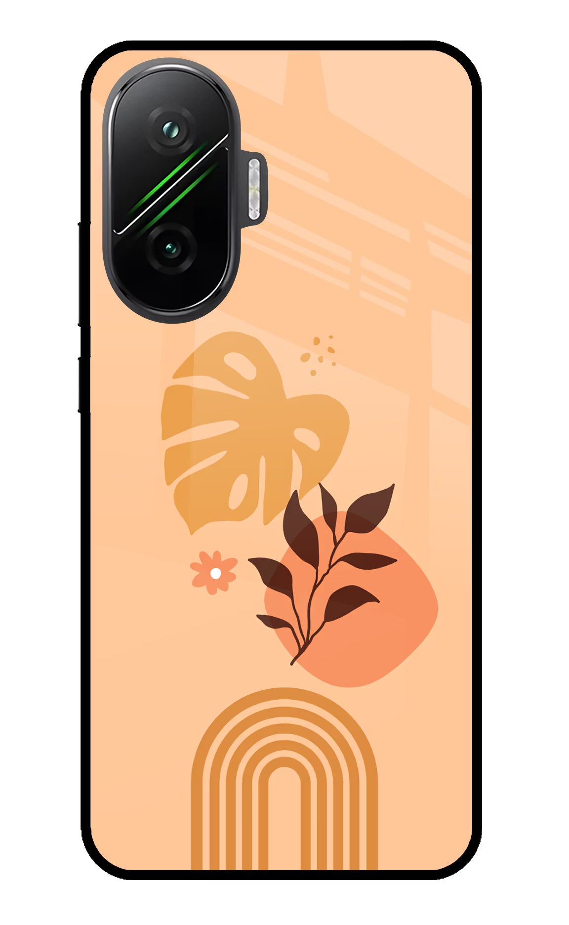 Bohemian Art Poco F7 5G Back Cover - Bohemian Art Poco F7 5G Glass Case Back Cover by Casekaro Bohemian Art Poco F7 5G Glass Case Back Cover by Casekaro