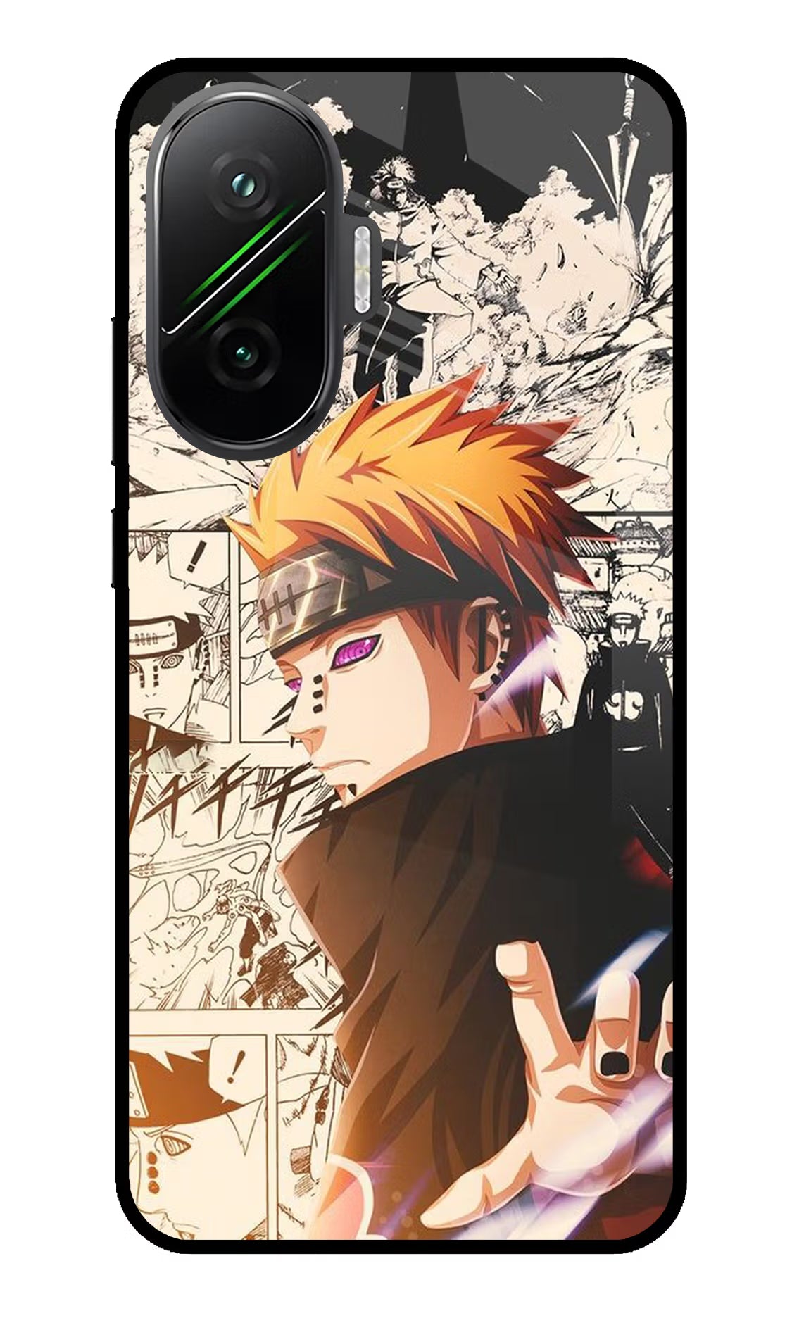 Pain Anime Poco F7 5G Back Cover - Pain Anime Poco F7 5G Glass Case Back Cover by Casekaro Pain Anime Poco F7 5G Glass Case Back Cover by Casekaro