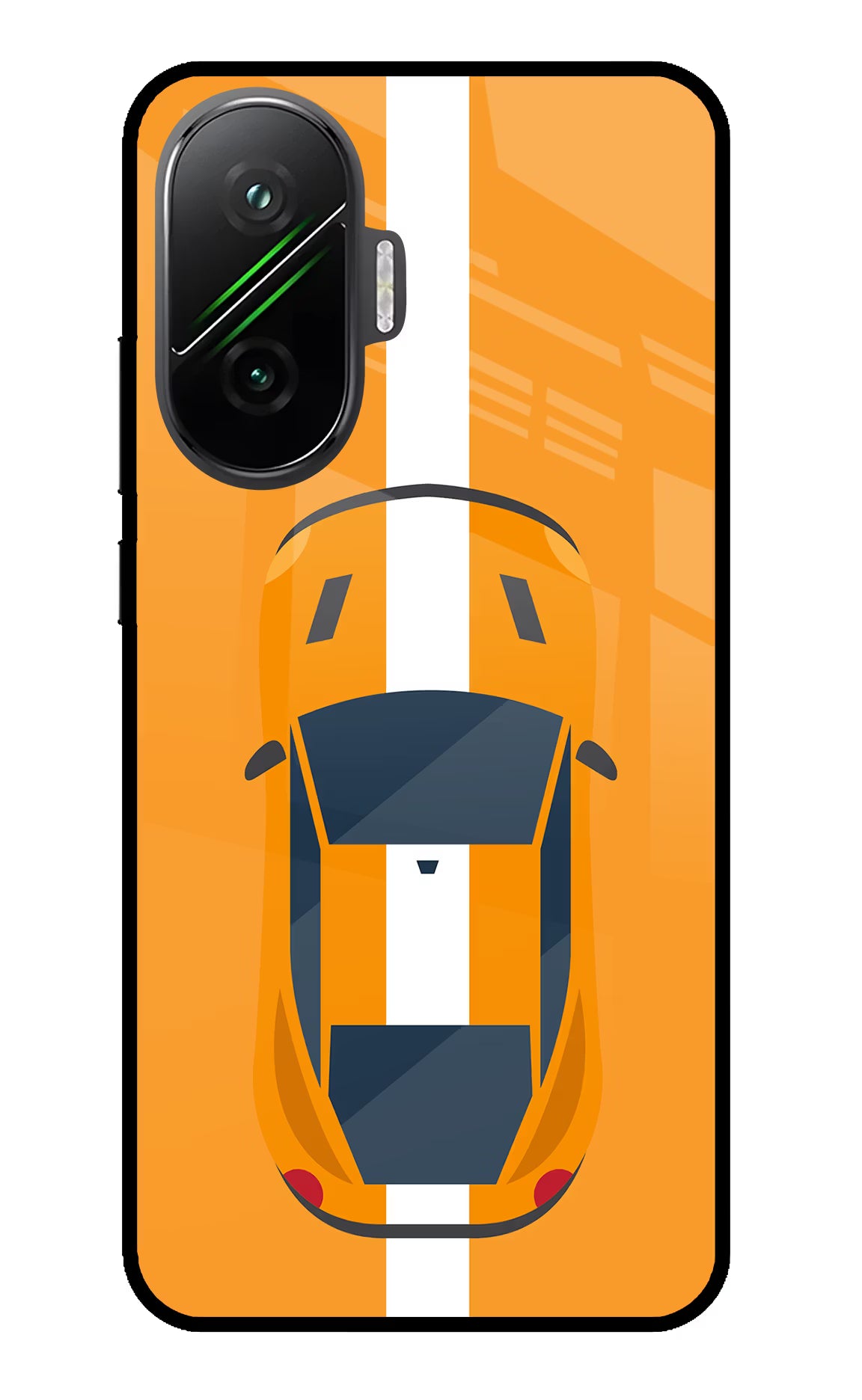 Highway Pursuit Poco F7 5G Back Cover - Highway Pursuit Poco F7 5G Glass Case Back Cover by Casekaro Highway Pursuit Poco F7 5G Glass Case Back Cover by Casekaro