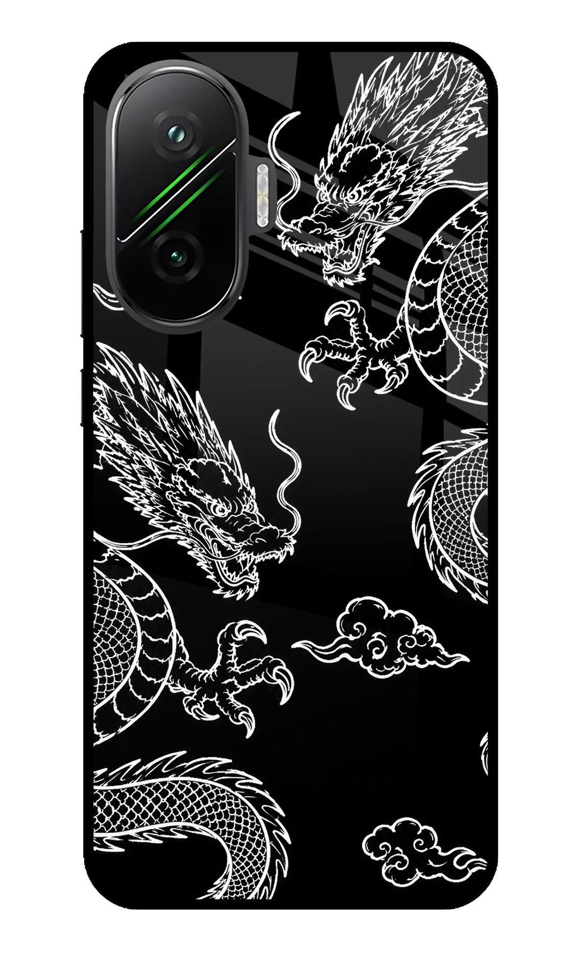 Twin Dragons Poco F7 5G Glass Case - Twin Dragons Poco F7 5G Glass Case Twin Dragons Poco F7 5G Glass Case