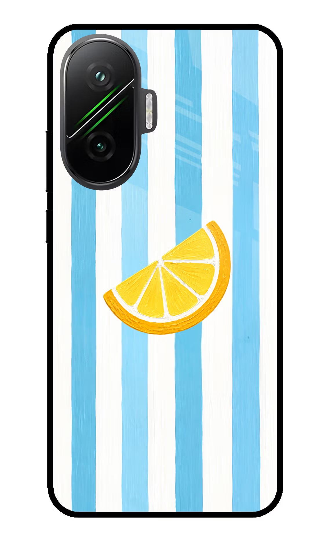 Summer Lemon Poco F7 5G Glass Case - Summer Lemon Poco F7 5G Glass Case Summer Lemon Poco F7 5G Glass Case