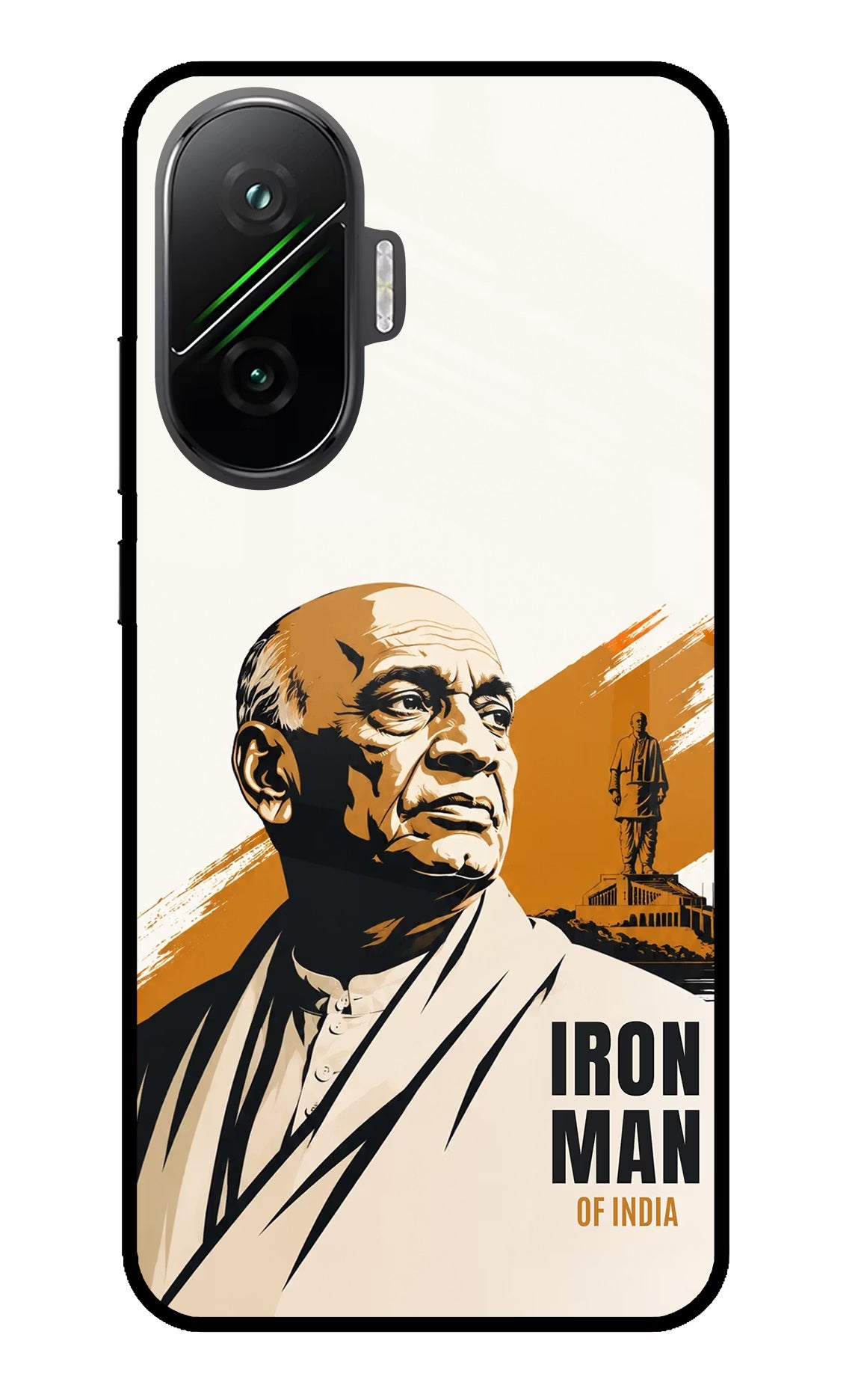 Chandrashekhar Azad Fearless Poco F7 5G Glass Case - Chandrashekhar Azad Fearless Poco F7 5G Glass Case Chandrashekhar Azad Fearless Poco F7 5G Glass Case