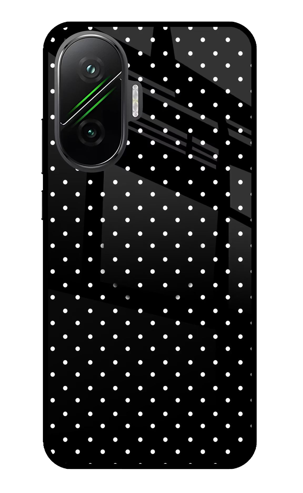 White Dots Poco F7 5G Pop Case - White Dots Poco F7 5G Pop Case by Casekaro White Dots Poco F7 5G Pop Case by Casekaro