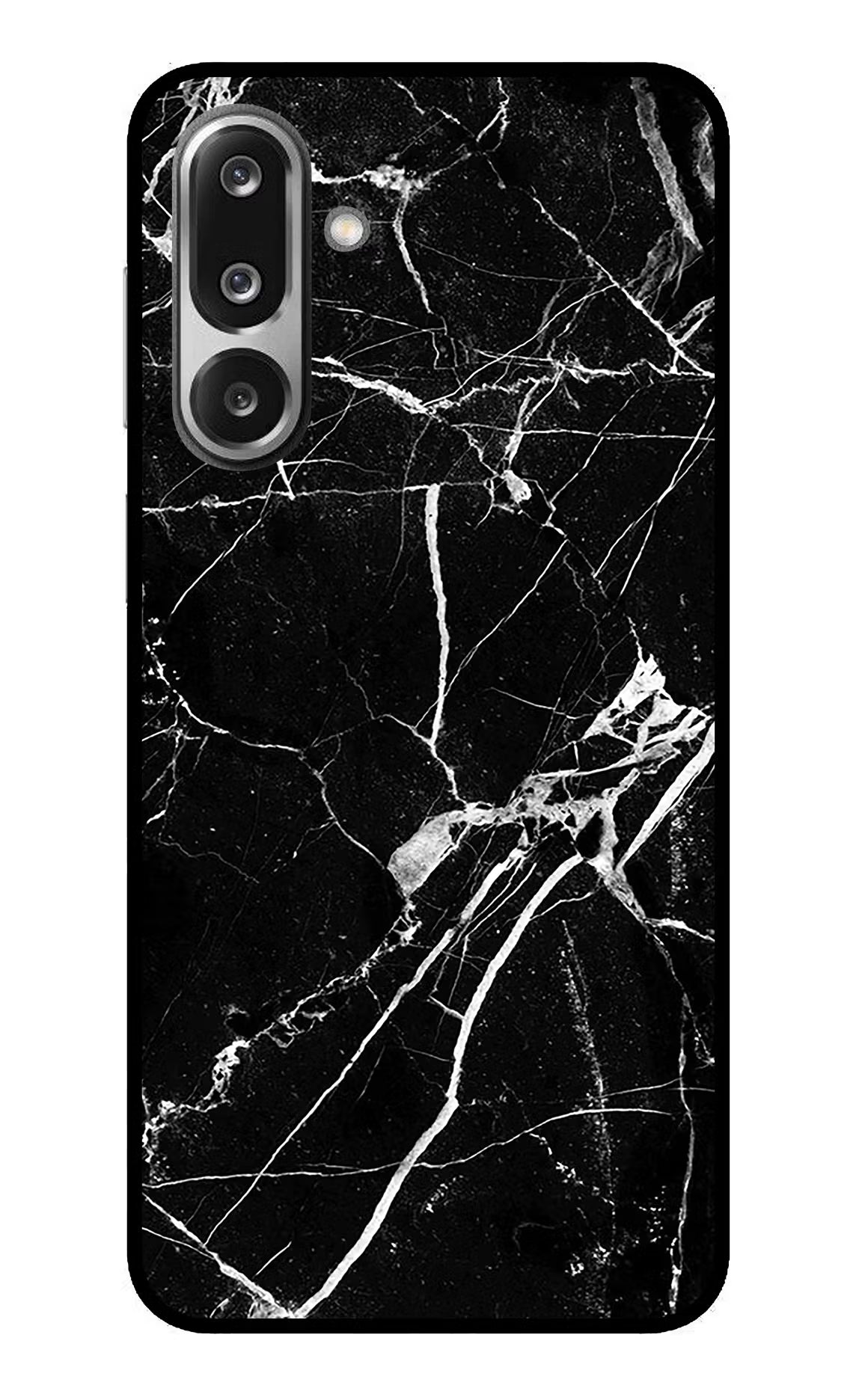 Black Marble Pattern Samsung F36 5G Glass Case - Black Marble Pattern Samsung F36 5G Glass Case Black Marble Pattern Samsung F36 5G Glass Case