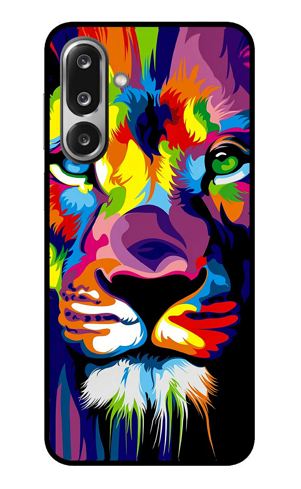 Lion Samsung F36 5G Back Cover - Lion Samsung F36 5G Glass Case Back Cover by Casekaro Lion Samsung F36 5G Glass Case Back Cover by Casekaro
