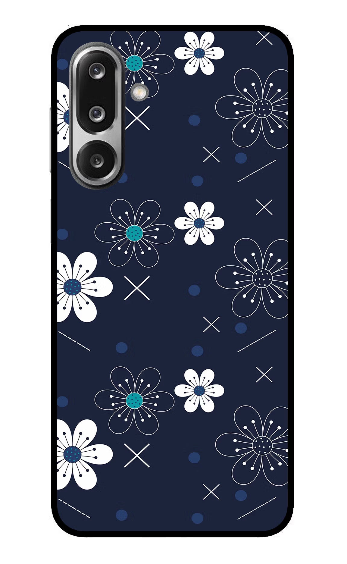 Flowers Samsung F36 5G Glass Case - Flowers Samsung F36 5G Glass Case Flowers Samsung F36 5G Glass Case