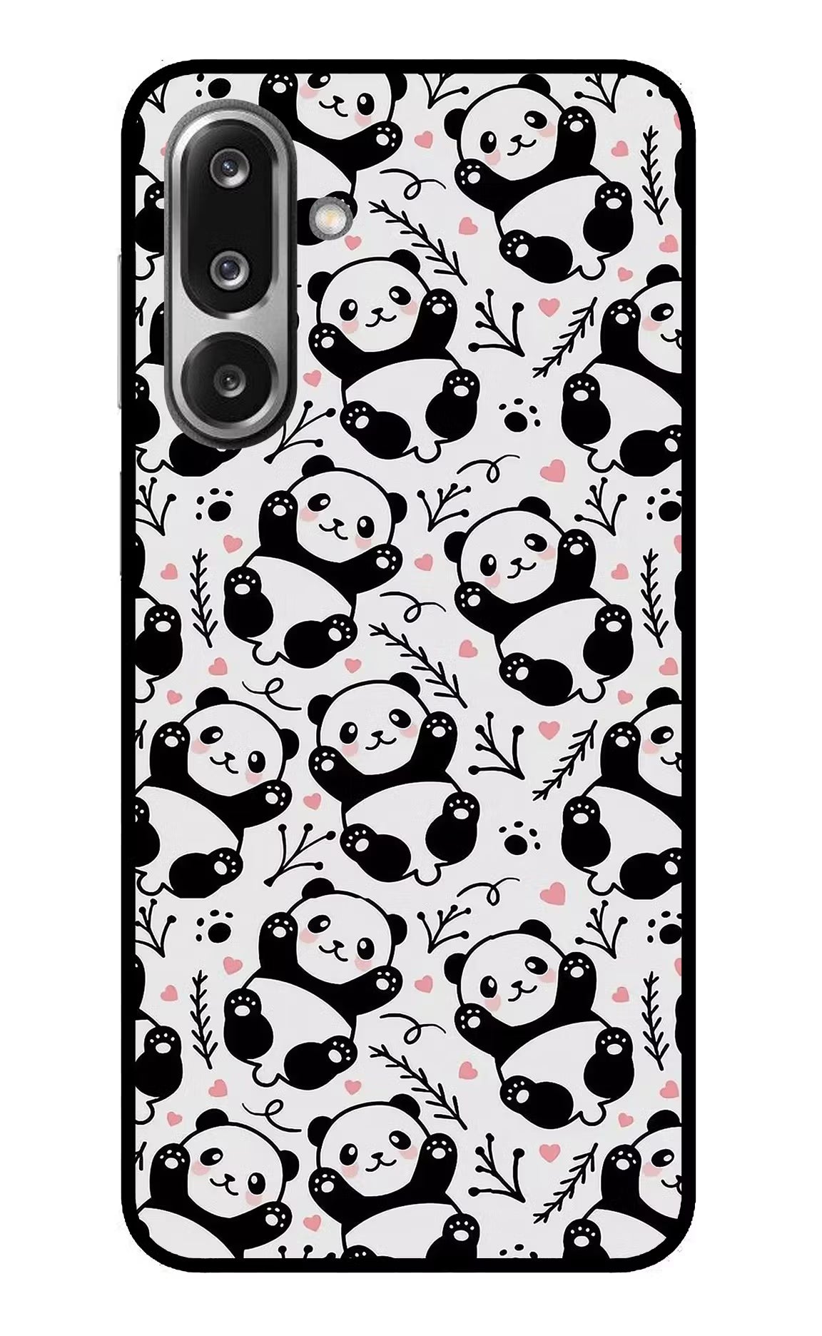 Cute Panda Samsung F36 5G Back Cover - Cute Panda Samsung F36 5G Glass Case Back Cover by Casekaro Cute Panda Samsung F36 5G Glass Case Back Cover by Casekaro