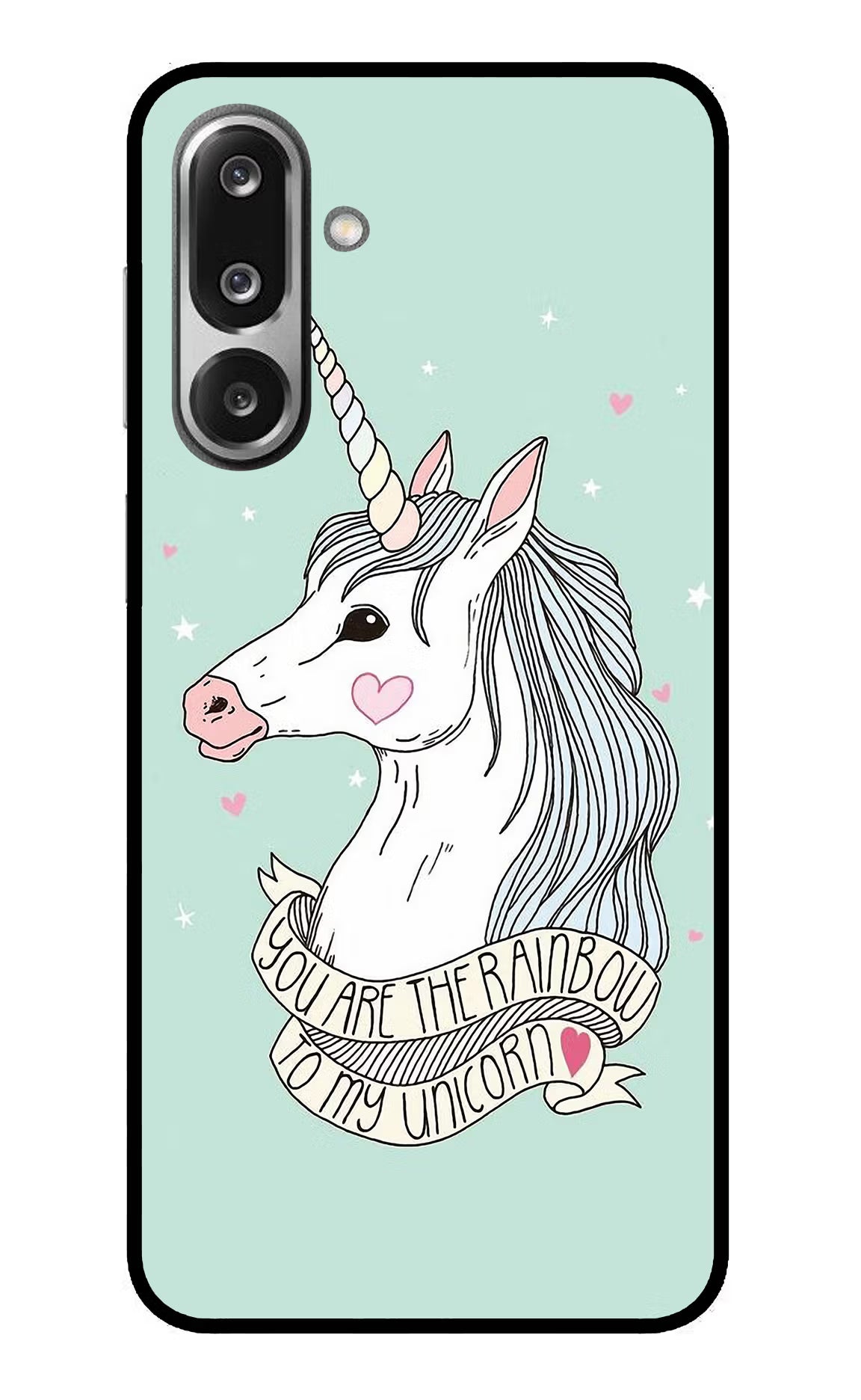 Unicorn Wallpaper Samsung F36 5G Back Cover - Unicorn Wallpaper Samsung F36 5G Glass Case Back Cover by Casekaro Unicorn Wallpaper Samsung F36 5G Glass Case Back Cover by Casekaro