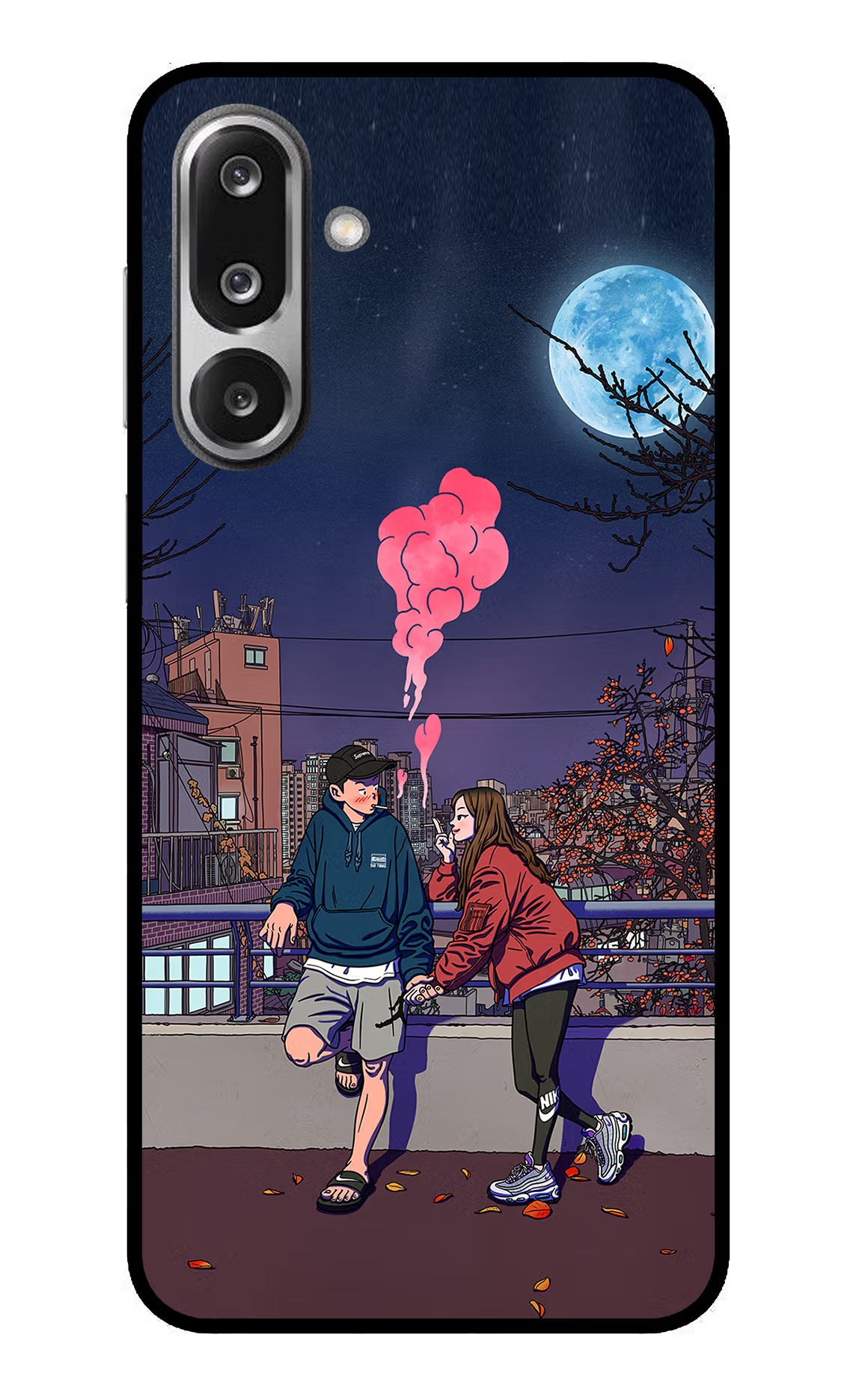 Chilling Couple Samsung F36 5G Glass Case - Chilling Couple Samsung F36 5G Glass Case Chilling Couple Samsung F36 5G Glass Case