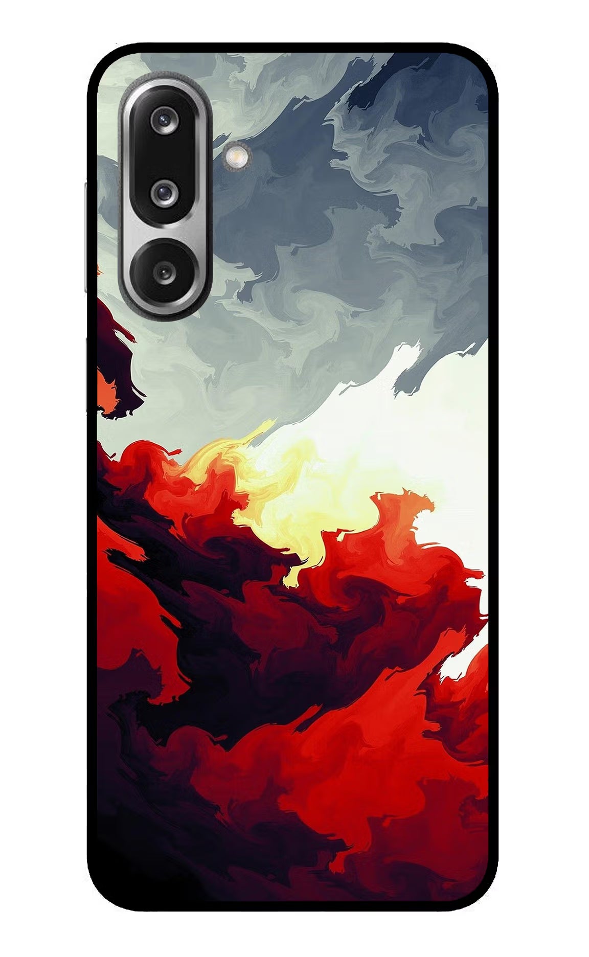Fire Cloud Samsung F36 5G Glass Case - Fire Cloud Samsung F36 5G Glass Case Fire Cloud Samsung F36 5G Glass Case