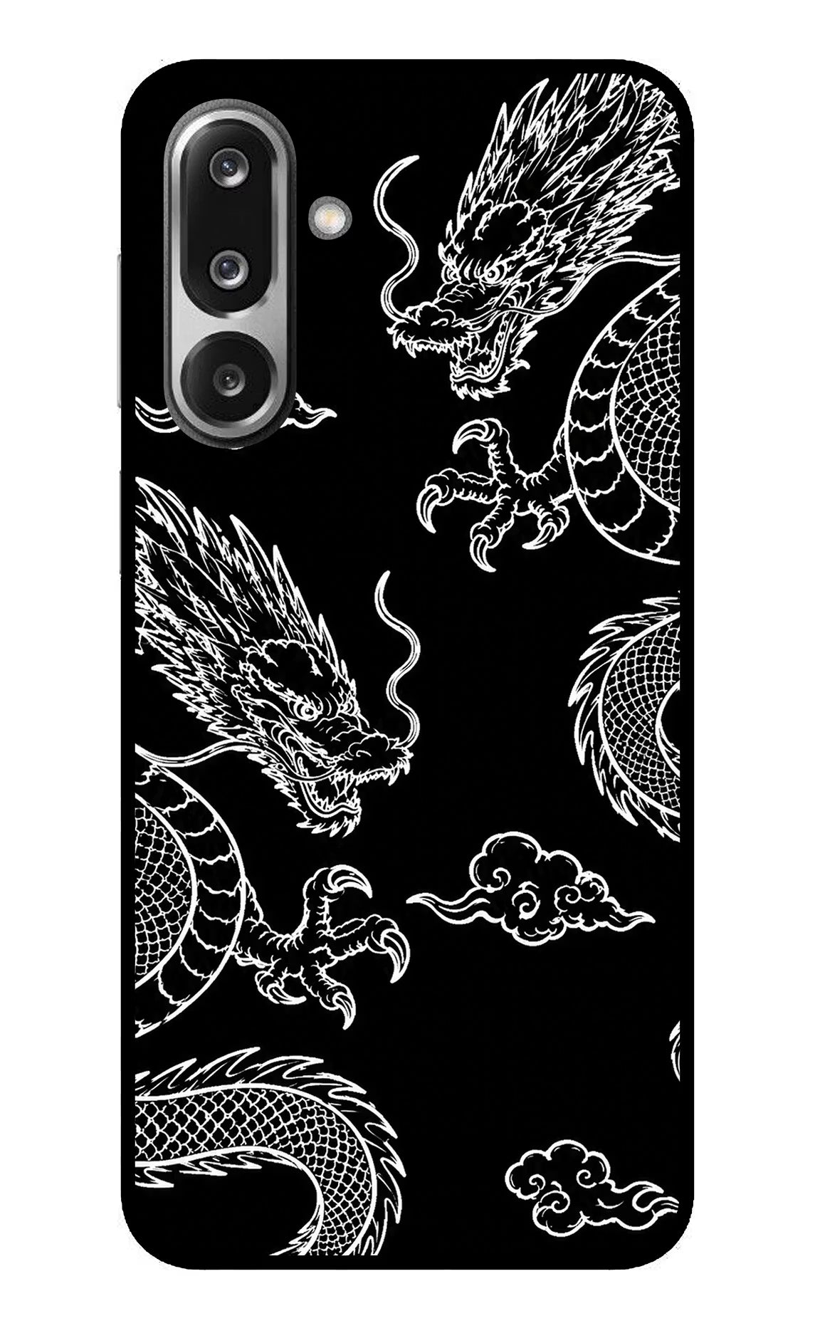 Twin Dragons Samsung F36 5G Glass Case - Twin Dragons Samsung F36 5G Glass Case Twin Dragons Samsung F36 5G Glass Case