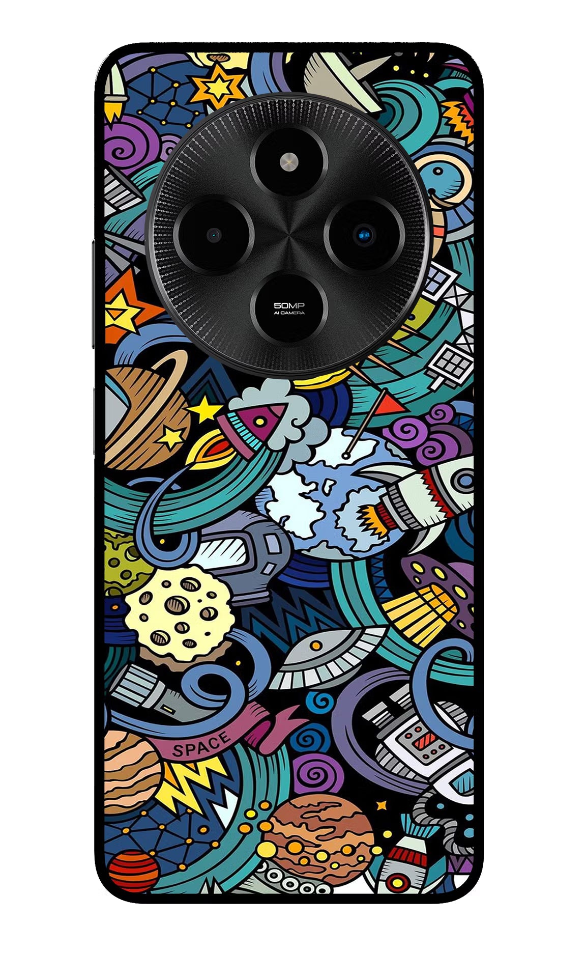 Space Abstract Poco M7 5G Glass Case - Space Abstract Poco M7 5G Glass Case Space Abstract Poco M7 5G Glass Case