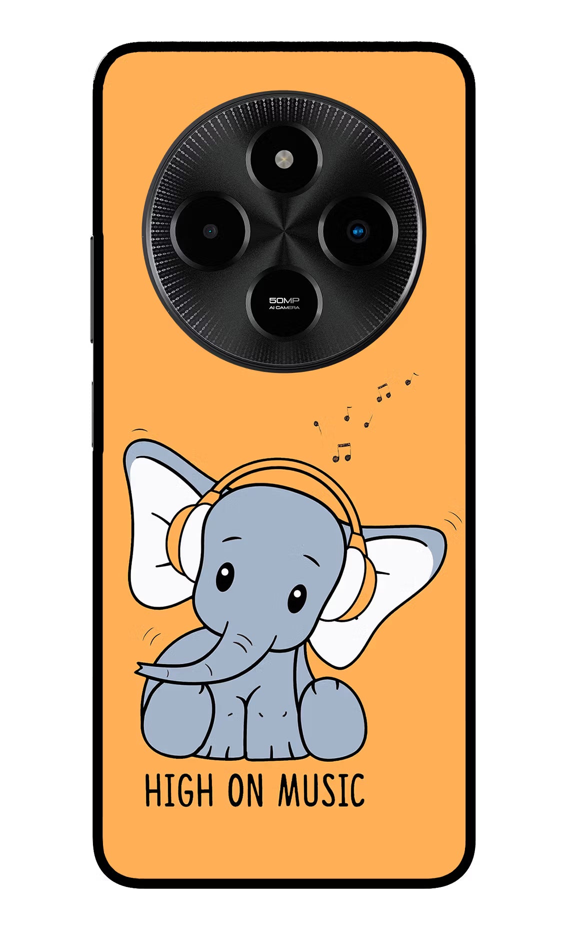High On Music Poco M7 5G Glass Case - High On Music Poco M7 5G Glass Case High On Music Poco M7 5G Glass Case