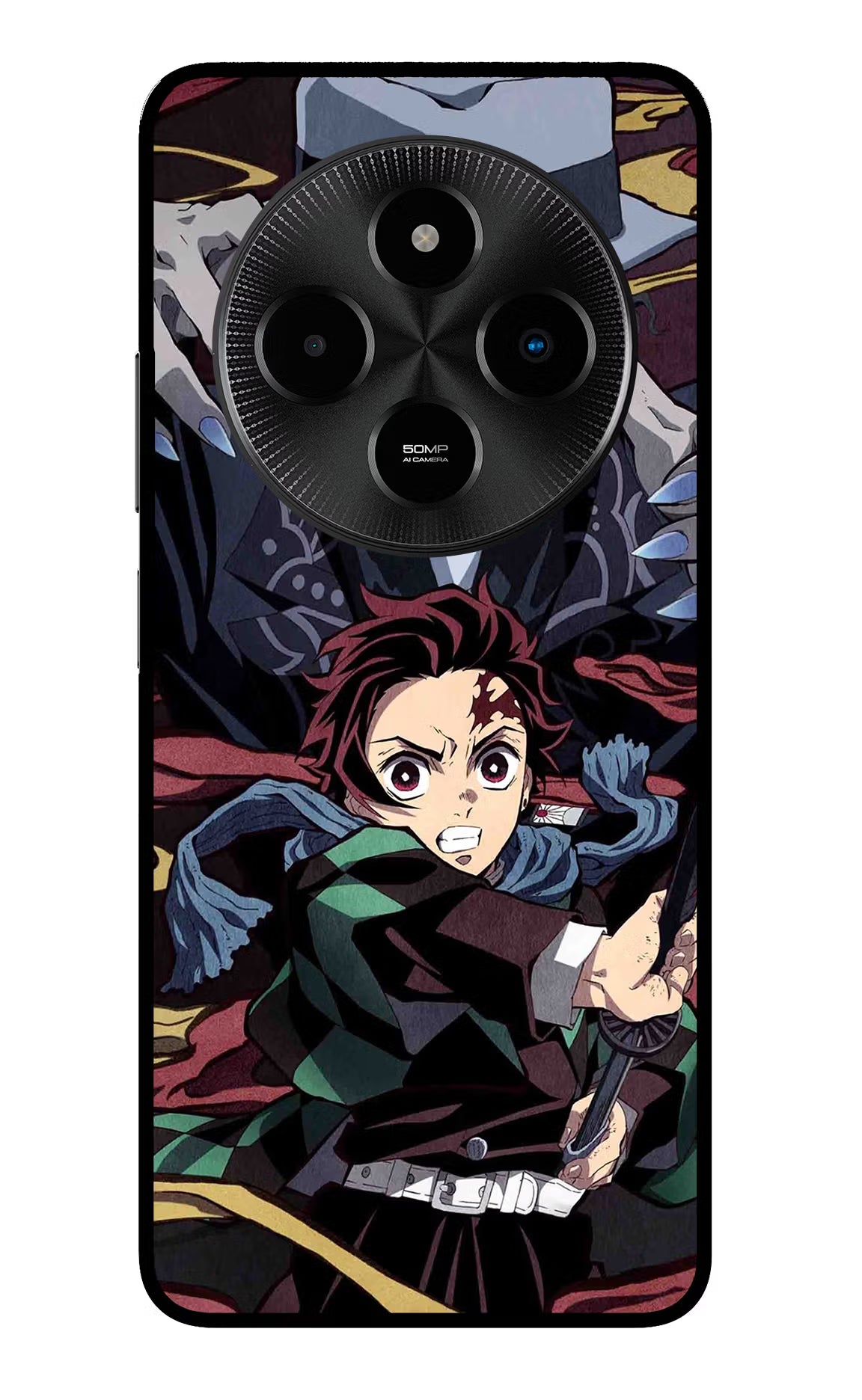 Demon Slayer Poco M7 5G Glass Case - Demon Slayer Poco M7 5G Glass Case Demon Slayer Poco M7 5G Glass Case