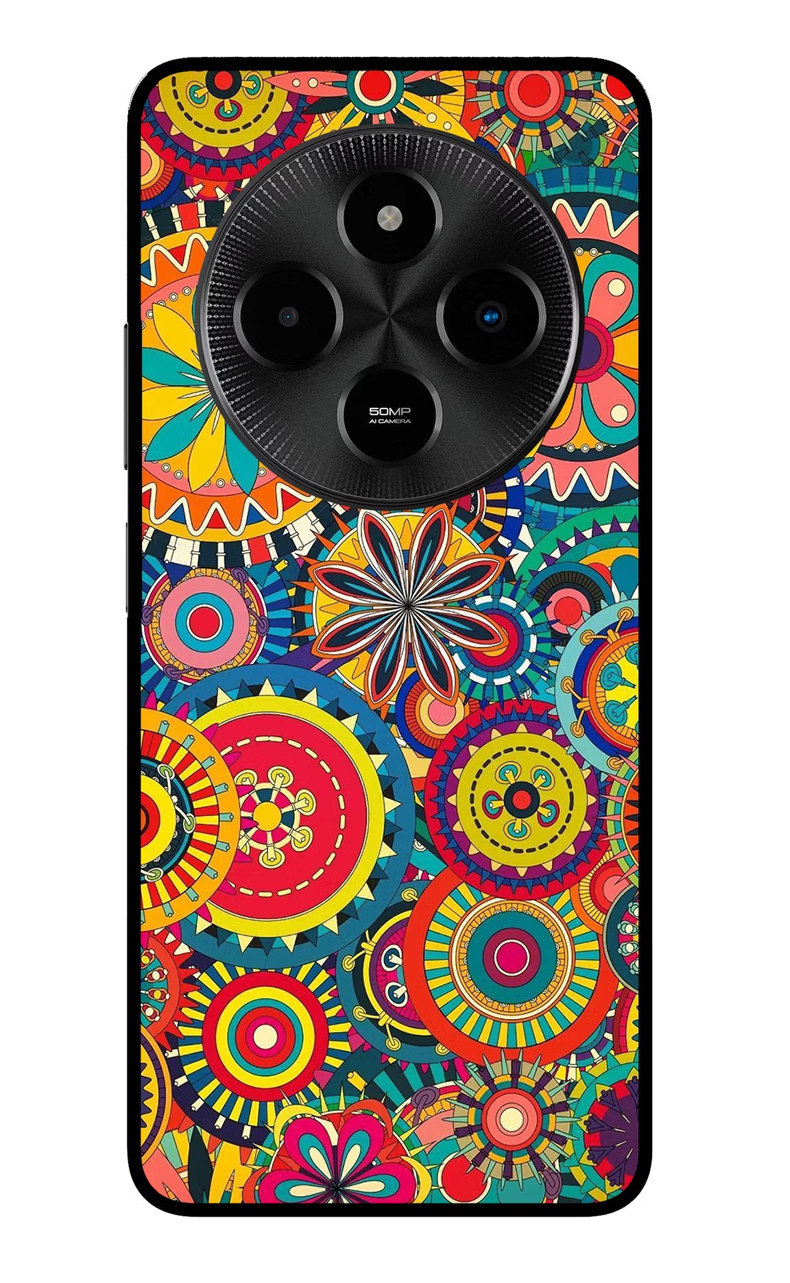 Gol Gol Art Poco M7 5G Back Cover - Gol Gol Art Poco M7 5G Glass Case Back Cover by Casekaro Gol Gol Art Poco M7 5G Glass Case Back Cover by Casekaro