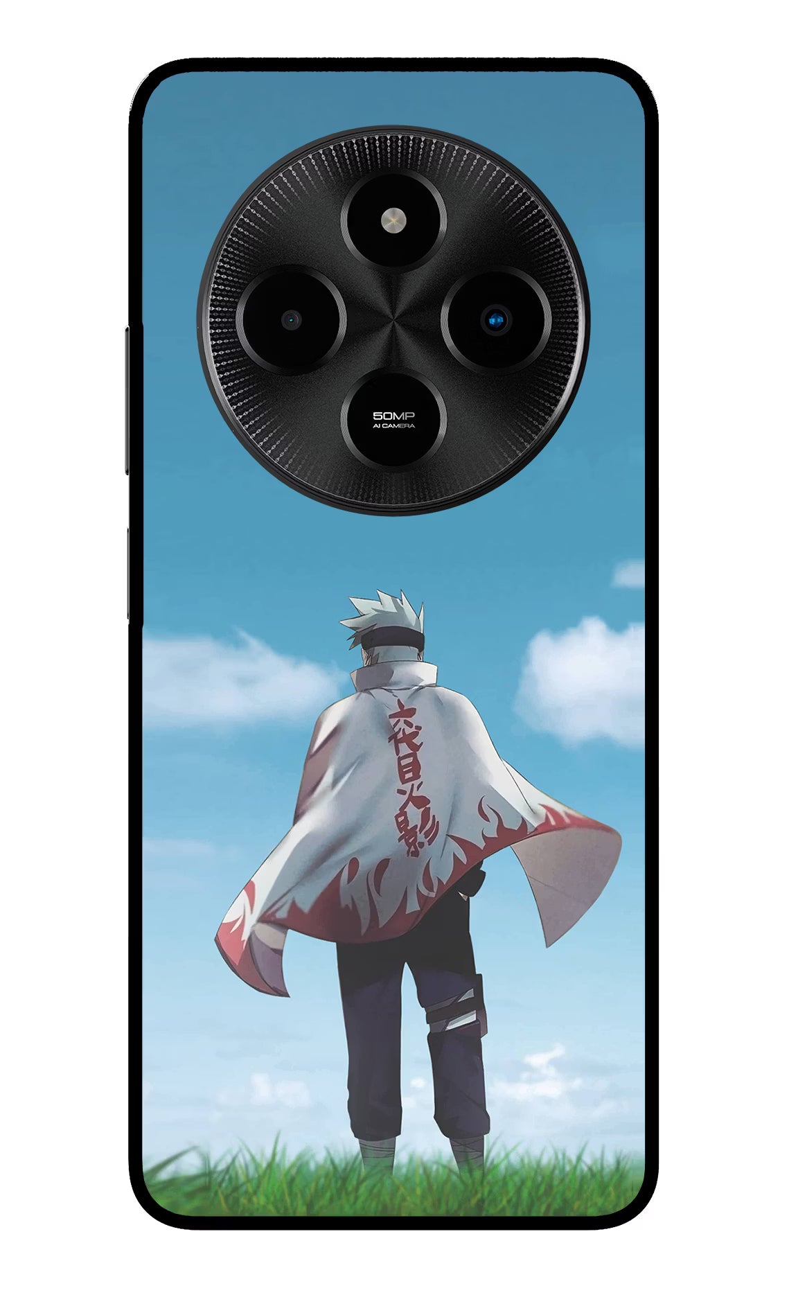 Kakashi Poco M7 5G Glass Case - Kakashi Poco M7 5G Glass Case Kakashi Poco M7 5G Glass Case