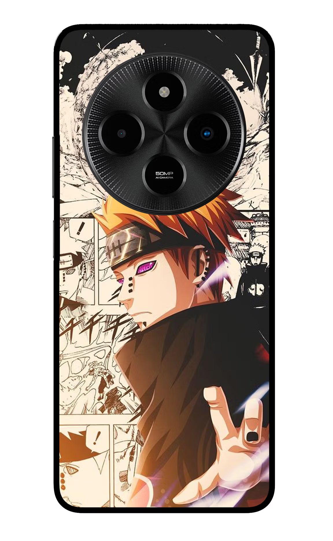 Pain Anime Poco M7 5G Back Cover - Pain Anime Poco M7 5G Glass Case Back Cover by Casekaro Pain Anime Poco M7 5G Glass Case Back Cover by Casekaro
