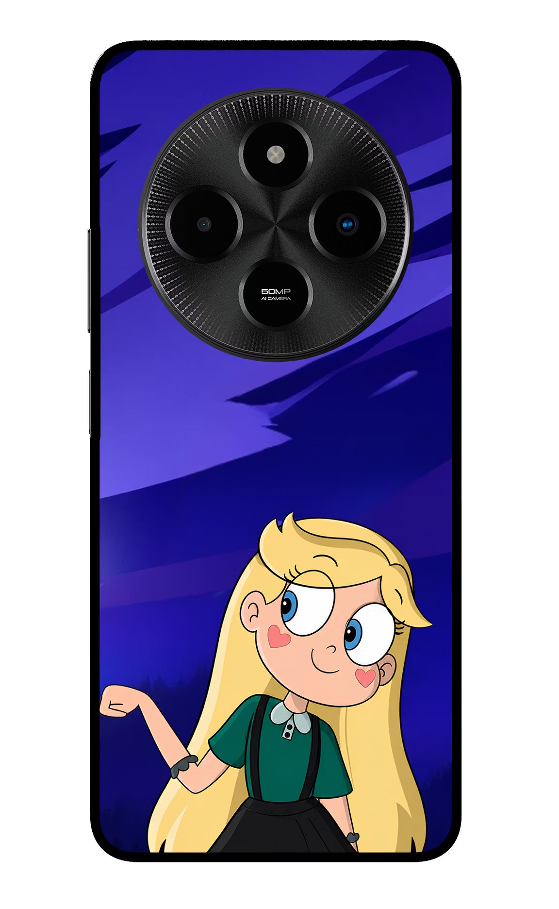 Star Glow Poco M7 5G Back Cover - Star Glow Poco M7 5G Glass Case Back Cover by Casekaro Star Glow Poco M7 5G Glass Case Back Cover by Casekaro