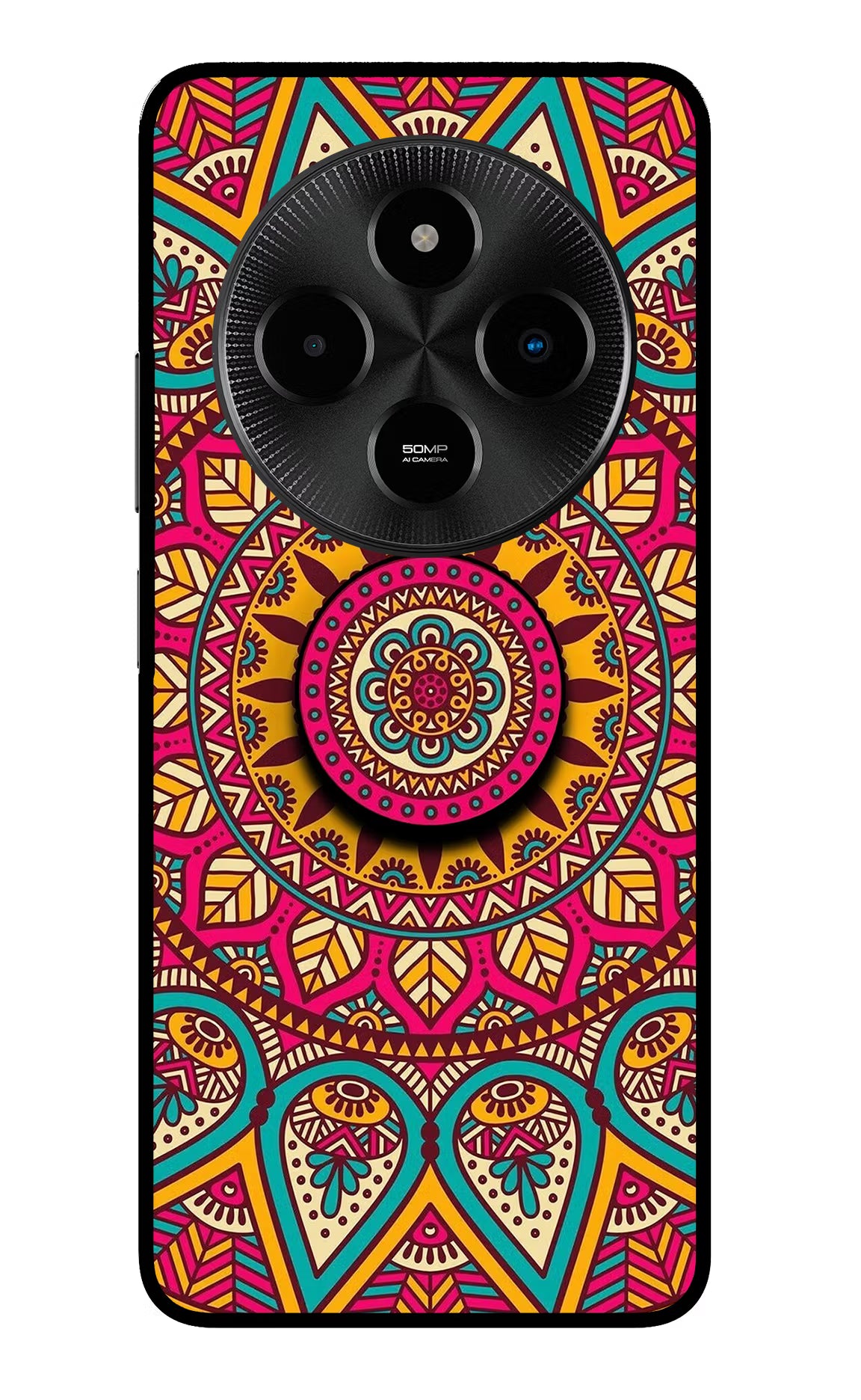 Mandala Poco M7 5G Pop Case - Mandala Poco M7 5G Pop Case by Casekaro Mandala Poco M7 5G Pop Case by Casekaro