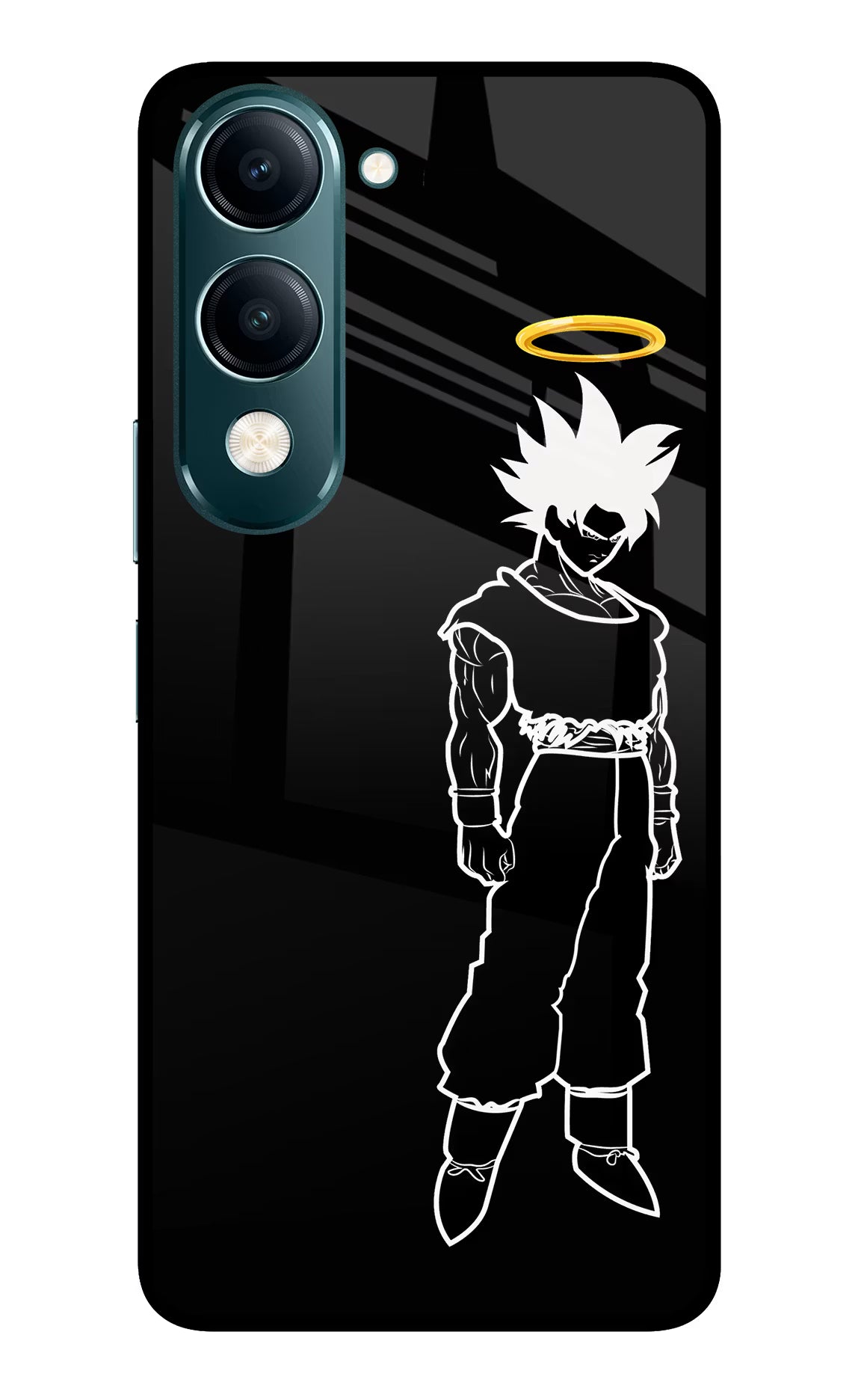 DBS Character Vivo Y19s 5G Back Cover - DBS Character Vivo Y19s 5G Glass Case Back Cover by Casekaro DBS Character Vivo Y19s 5G Glass Case Back Cover by Casekaro