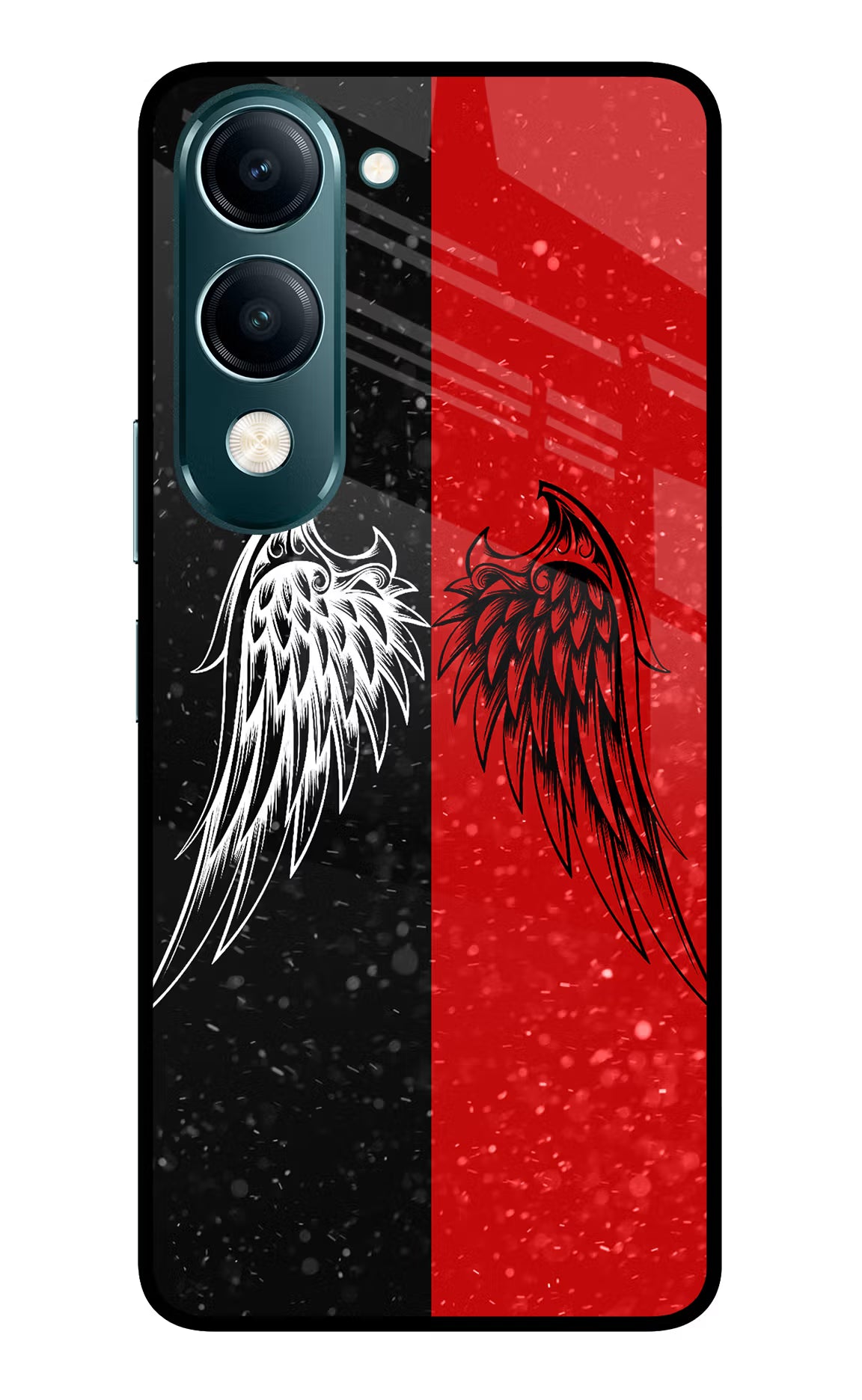 Wings Vivo Y19s 5G Glass Case - Wings Vivo Y19s 5G Glass Case Wings Vivo Y19s 5G Glass Case