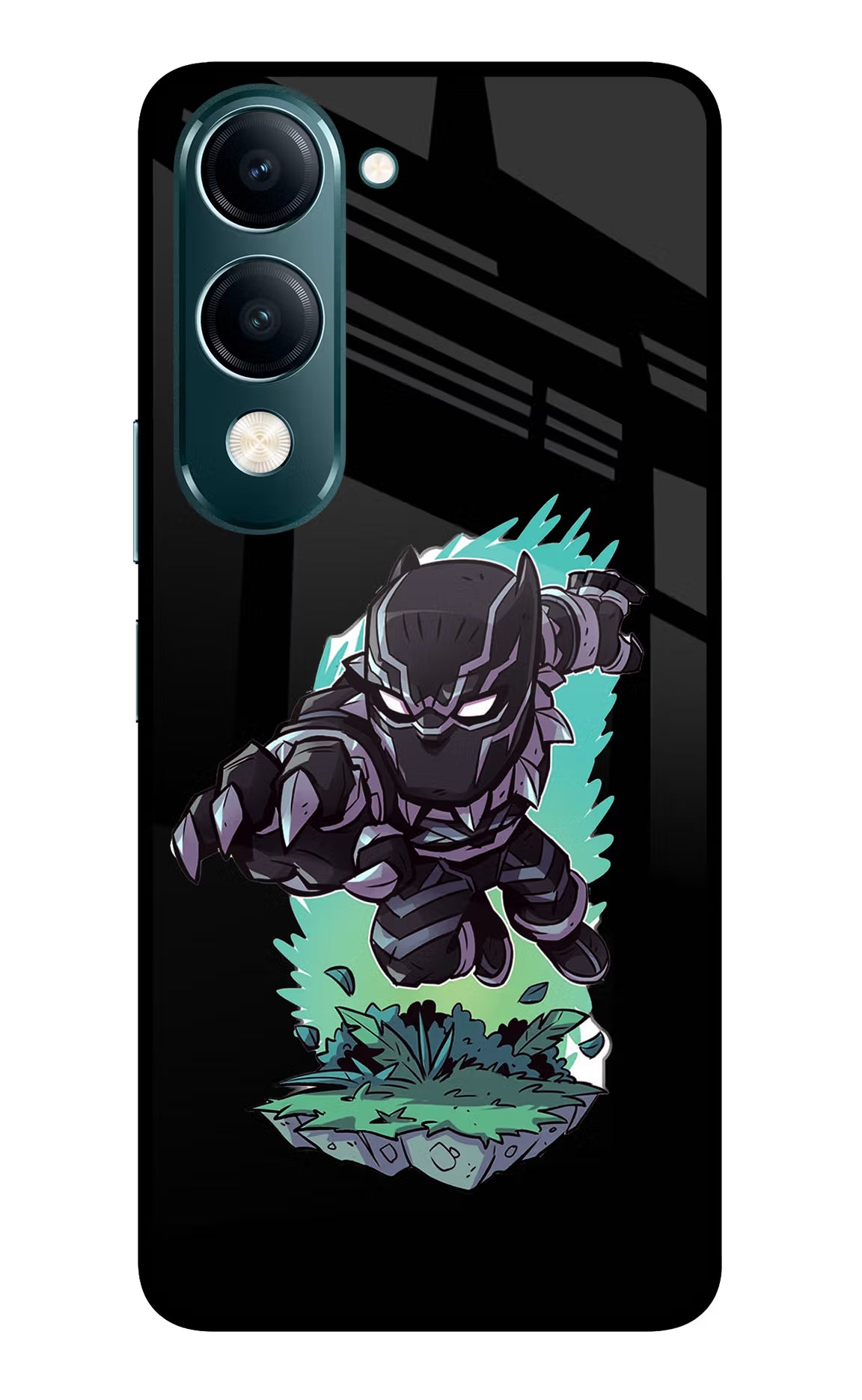 Black Panther Vivo Y19s 5G Glass Case - Black Panther Vivo Y19s 5G Glass Case Black Panther Vivo Y19s 5G Glass Case