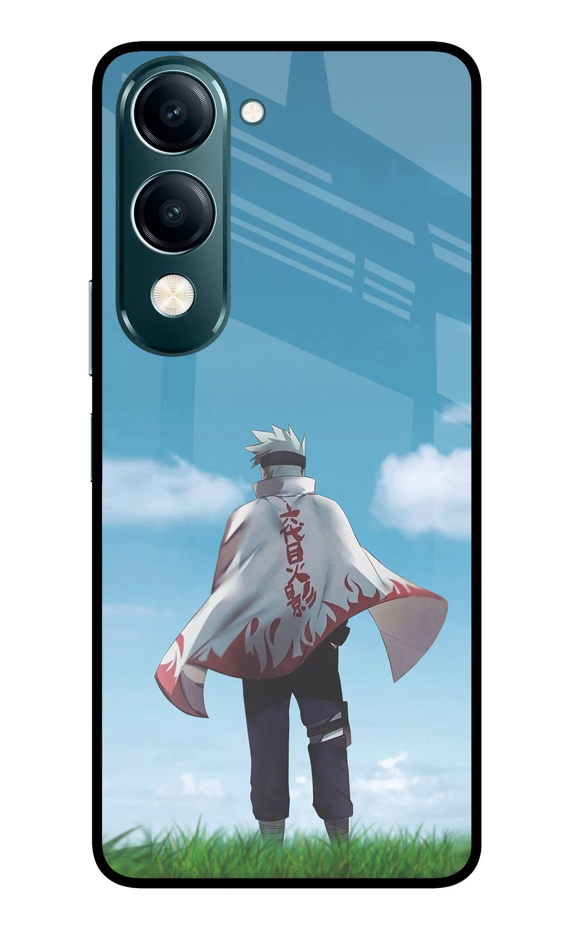 Kakashi Vivo Y19s 5G Glass Case - Kakashi Vivo Y19s 5G Glass Case Kakashi Vivo Y19s 5G Glass Case