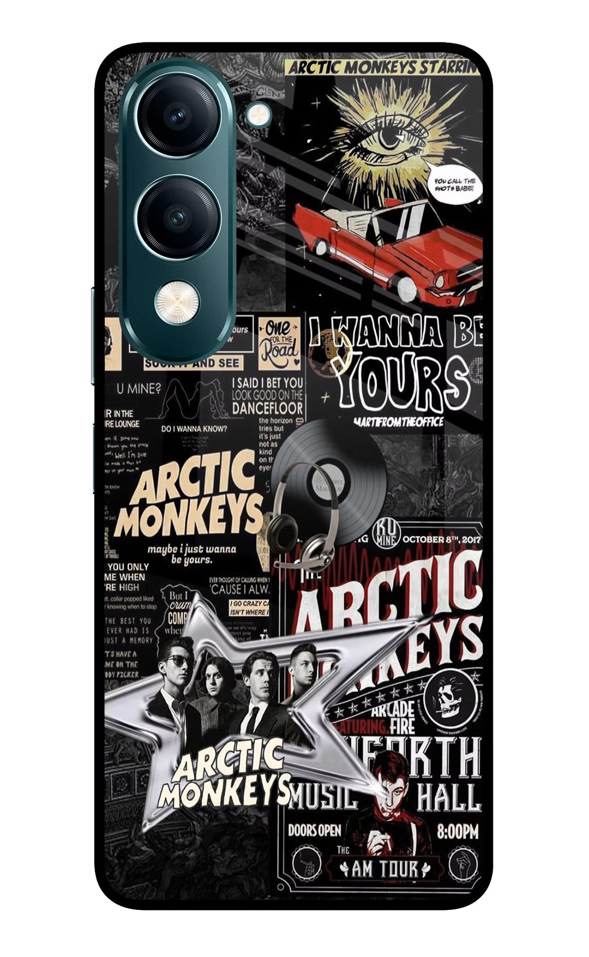 Arctic Monkeys Vivo Y19s 5G Glass Case - Arctic Monkeys Vivo Y19s 5G Glass Case Arctic Monkeys Vivo Y19s 5G Glass Case