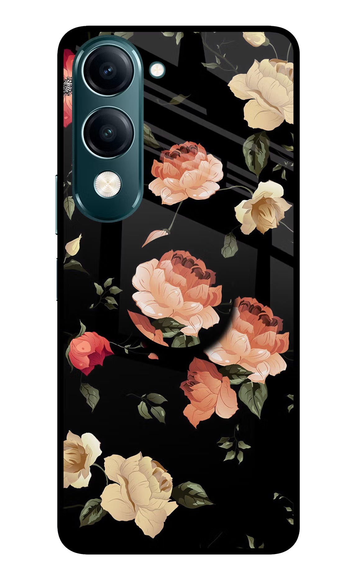 Flowers Vivo Y19s 5G Pop Case - Flowers Vivo Y19s 5G Pop Case by Casekaro Flowers Vivo Y19s 5G Pop Case by Casekaro