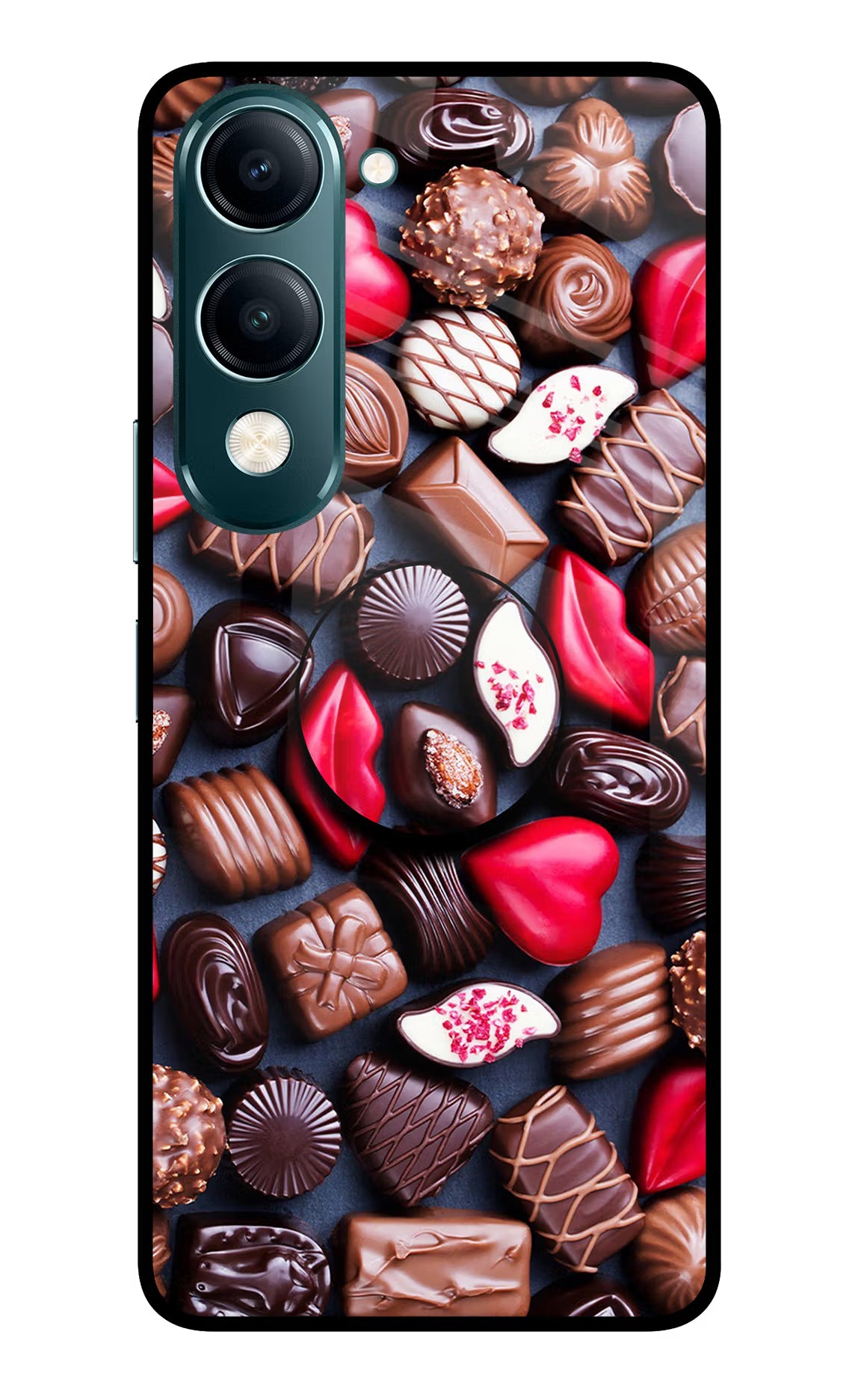 Chocolates Vivo Y19s 5G Pop Case - Chocolates Vivo Y19s 5G Pop Case by Casekaro Chocolates Vivo Y19s 5G Pop Case by Casekaro