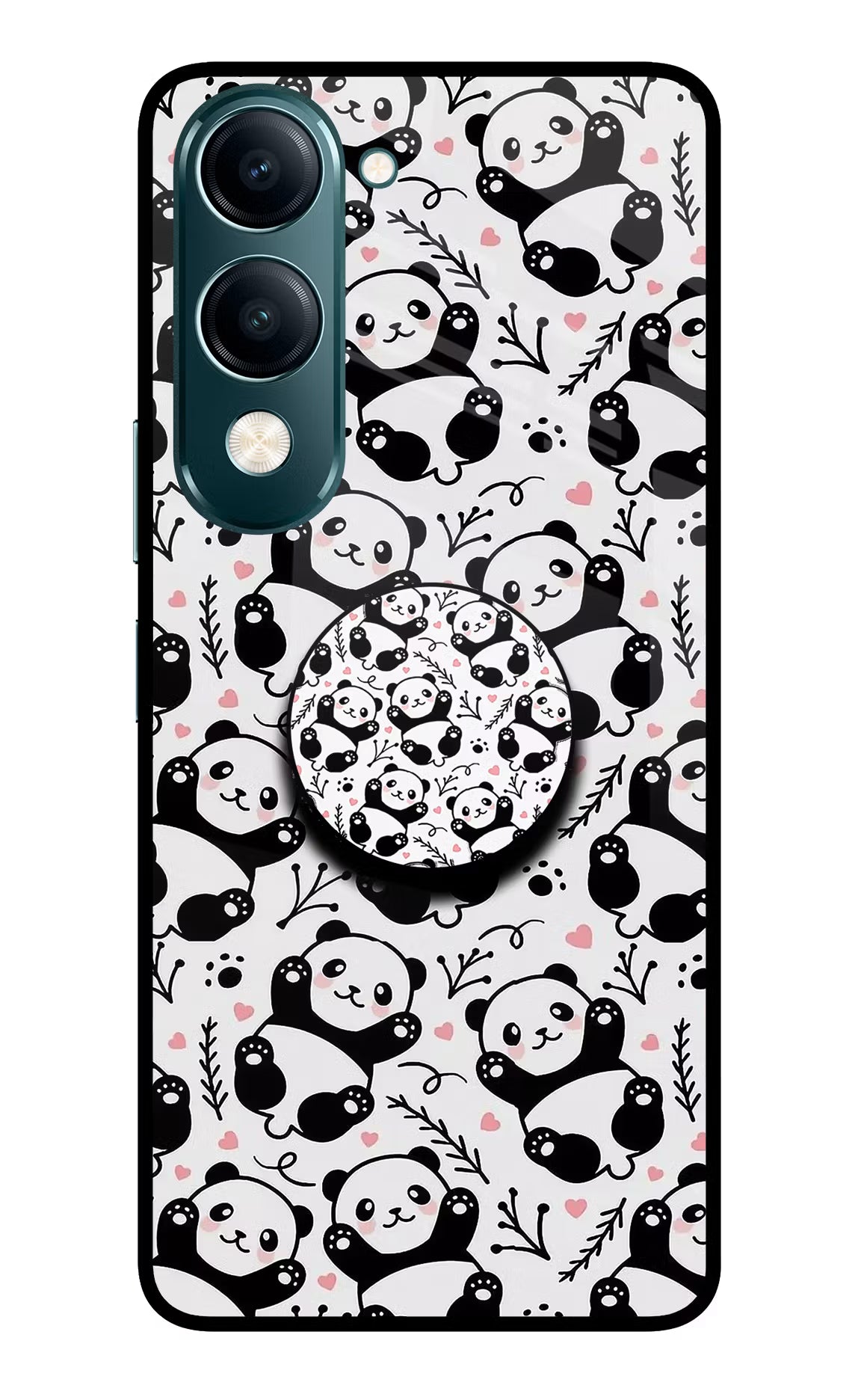 Cute Panda Vivo Y19s 5G Pop Case - Cute Panda Vivo Y19s 5G Pop Case by Casekaro Cute Panda Vivo Y19s 5G Pop Case by Casekaro